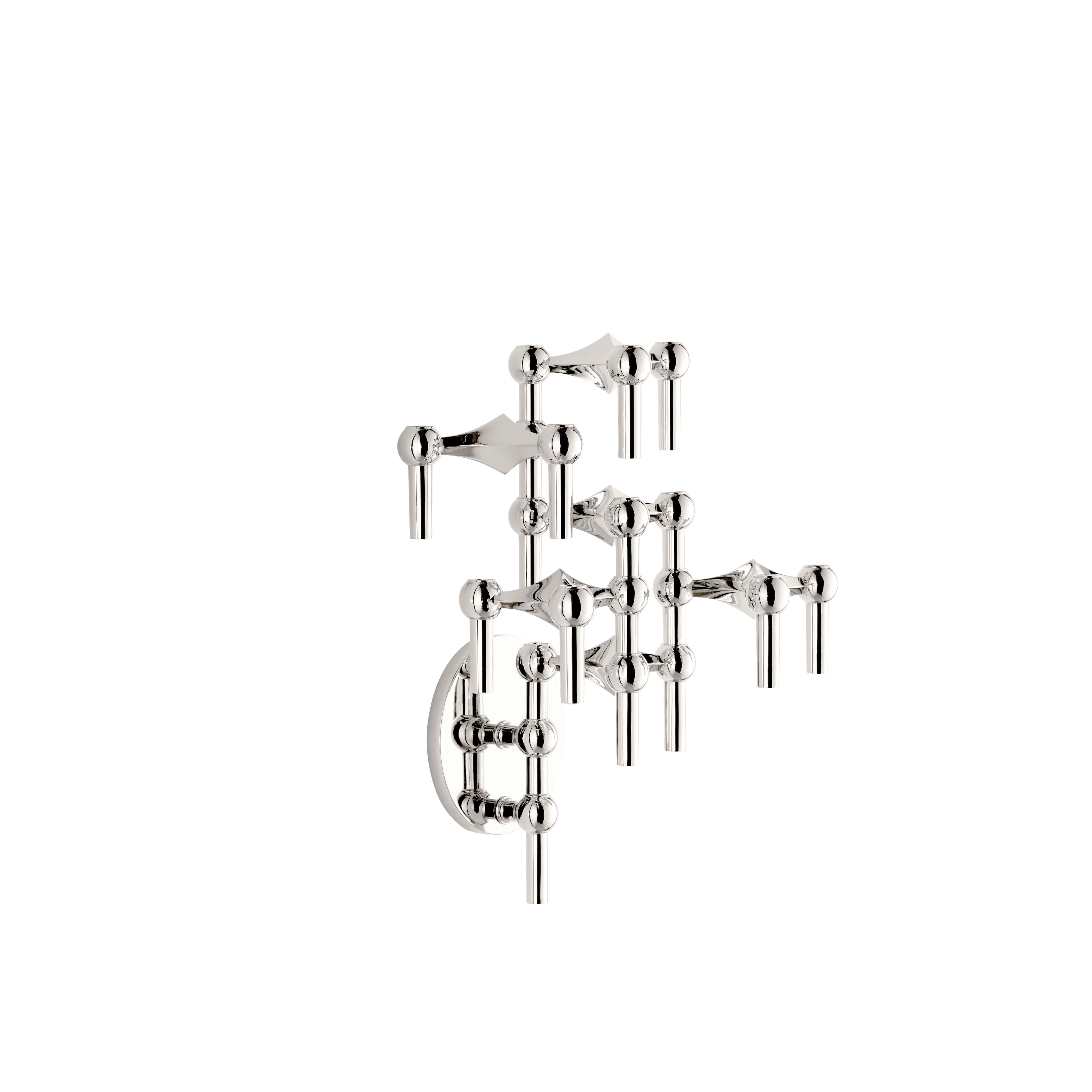 STOFF Nagel Wandleuchte Chrome