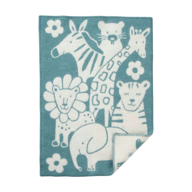 Picnic Ökologische Wolldecke 65x90 Blau