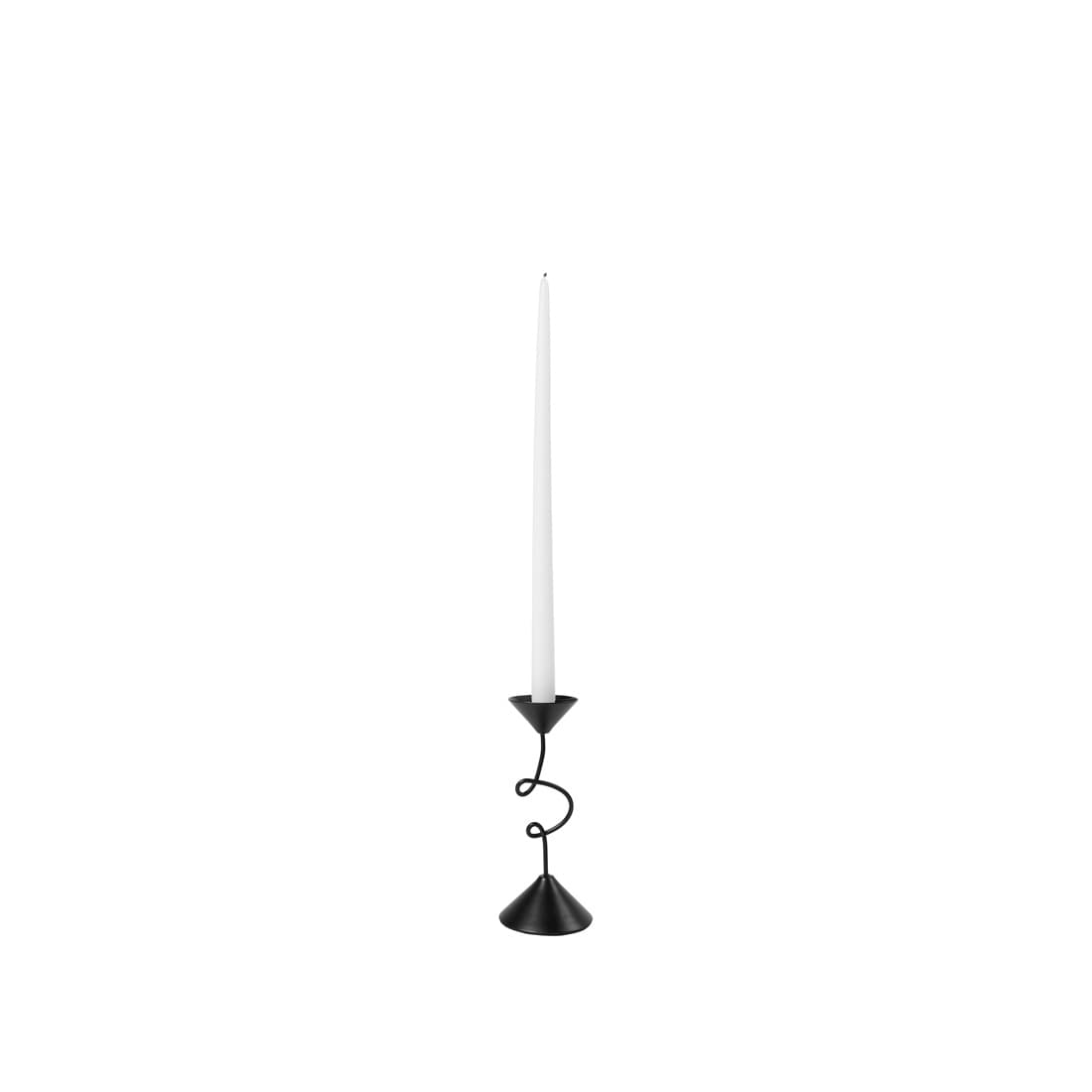 Selma Candle Holder Black 19cm