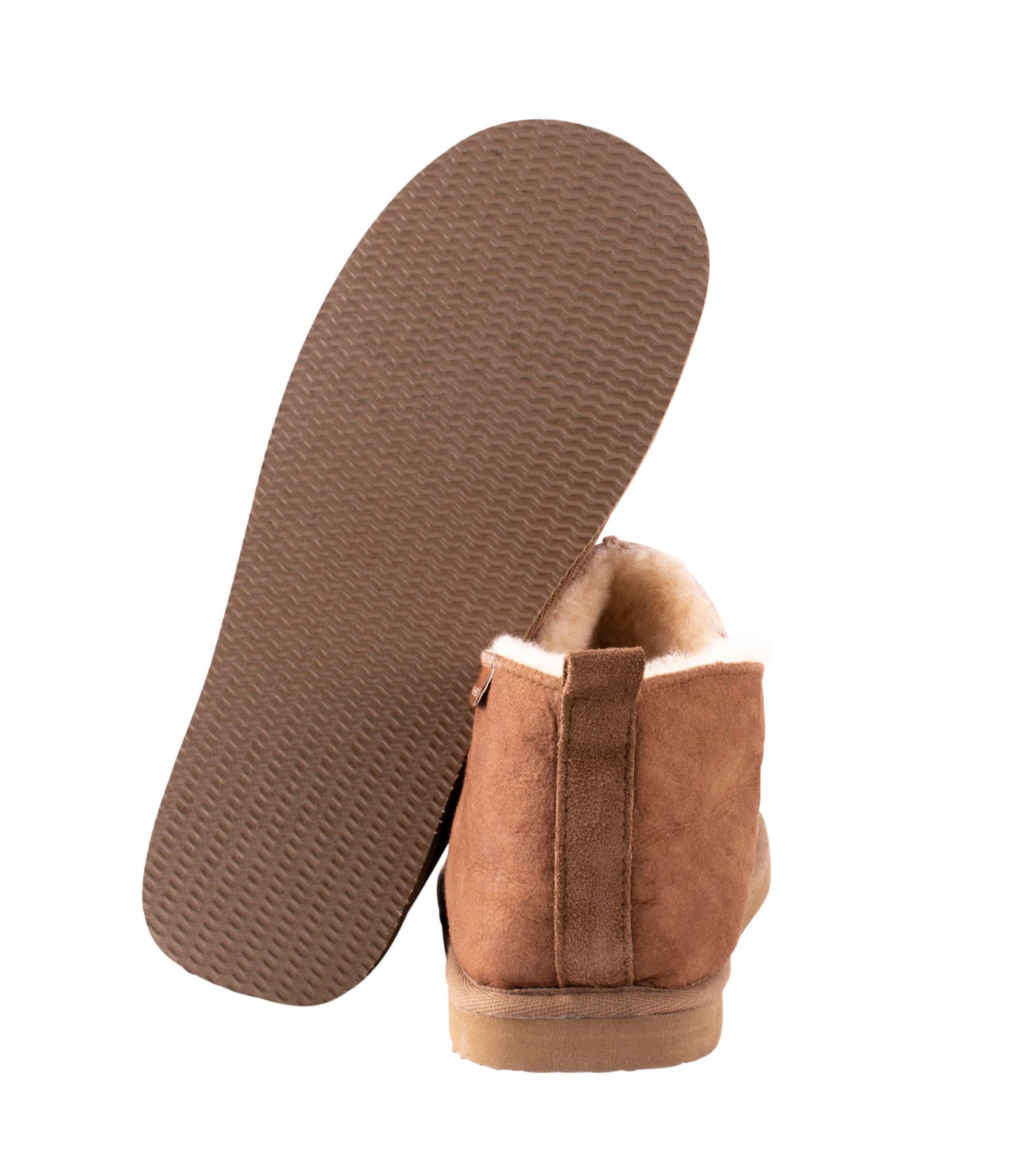 Anton Slippers Antique Cognac Size 44