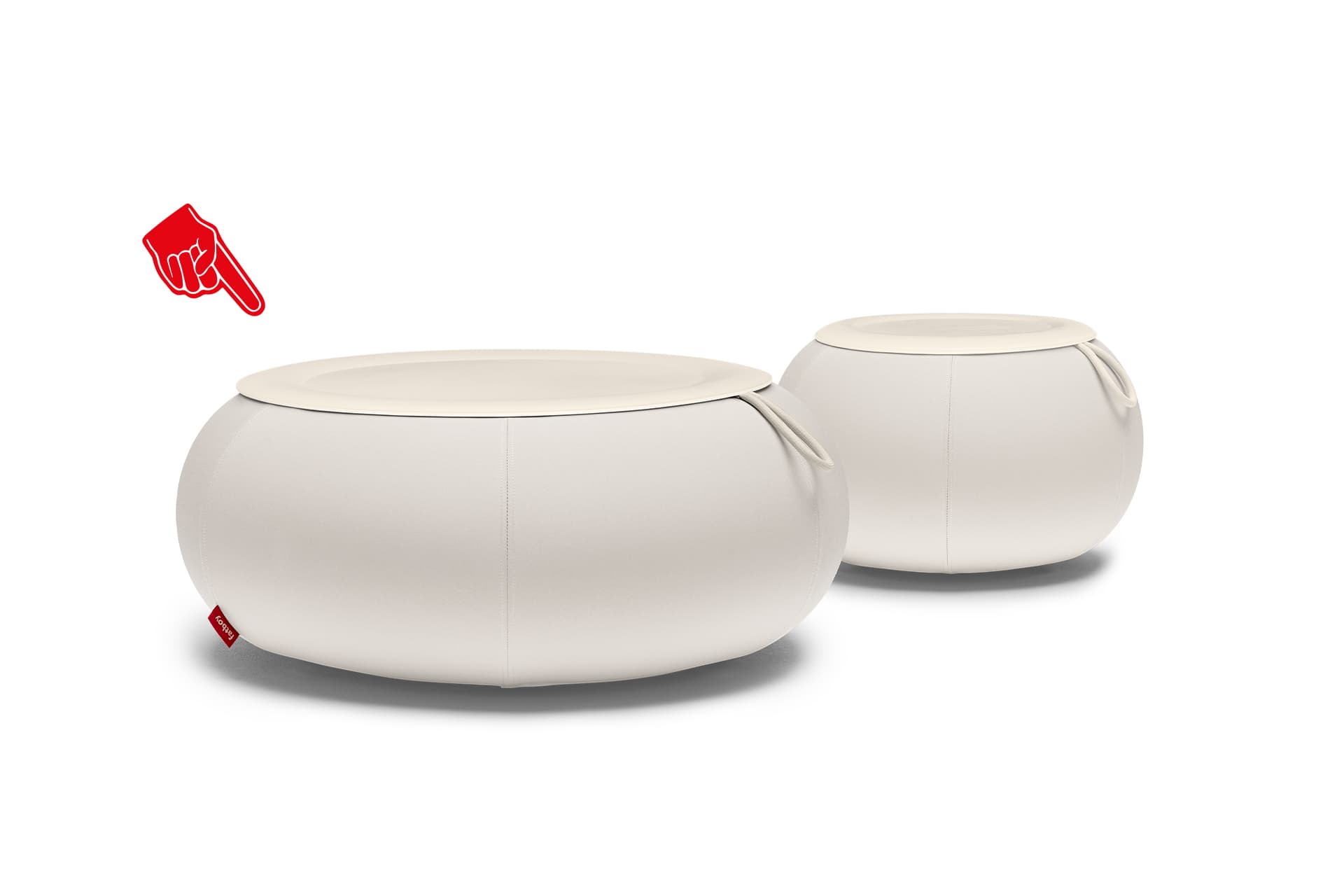 Dumpty Outdoor Coffee Table Pebble Ø87