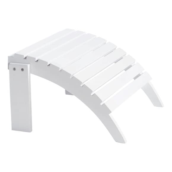 Adirondack Footstool White
