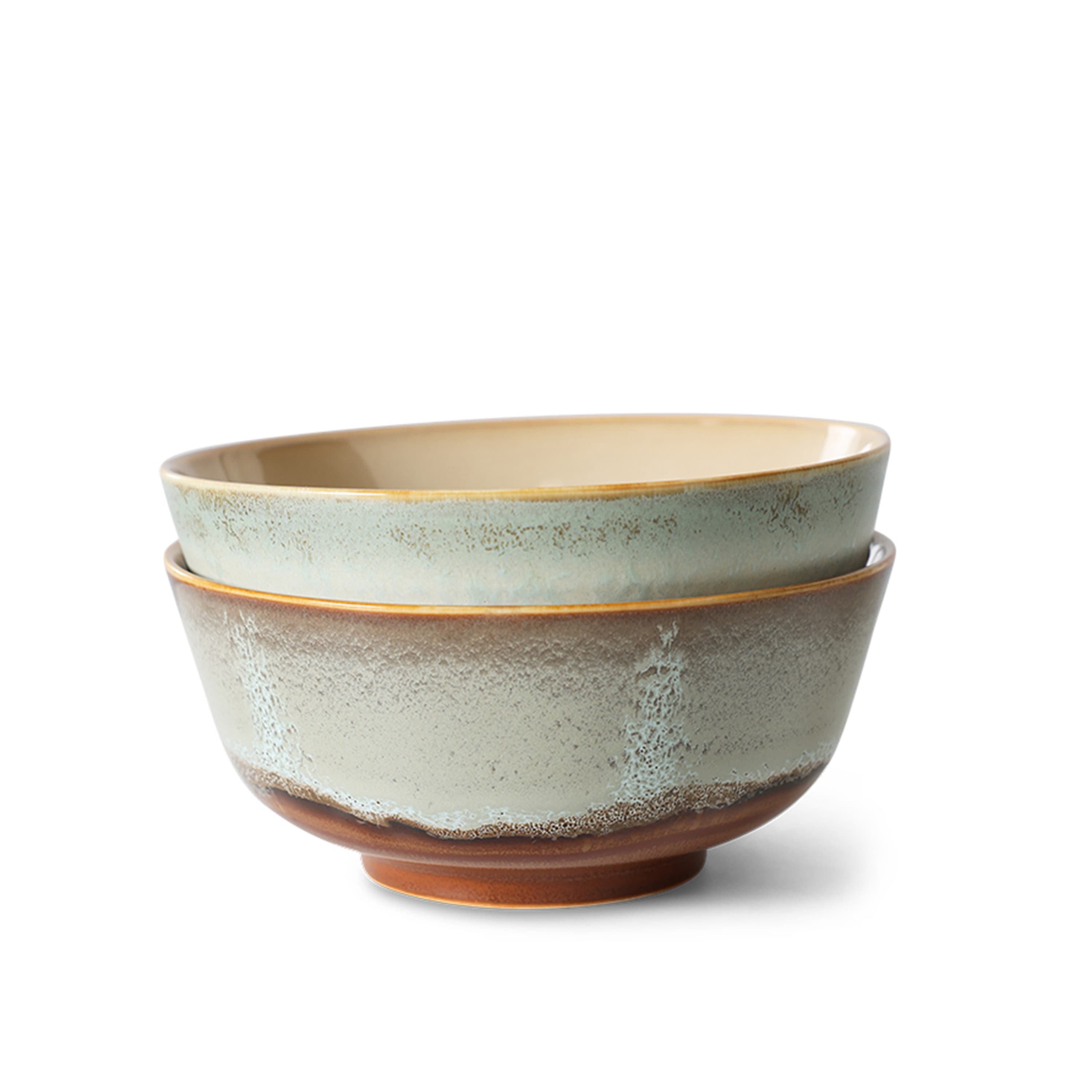 70s Ceramics Ramen Bowl Verge 2-pack