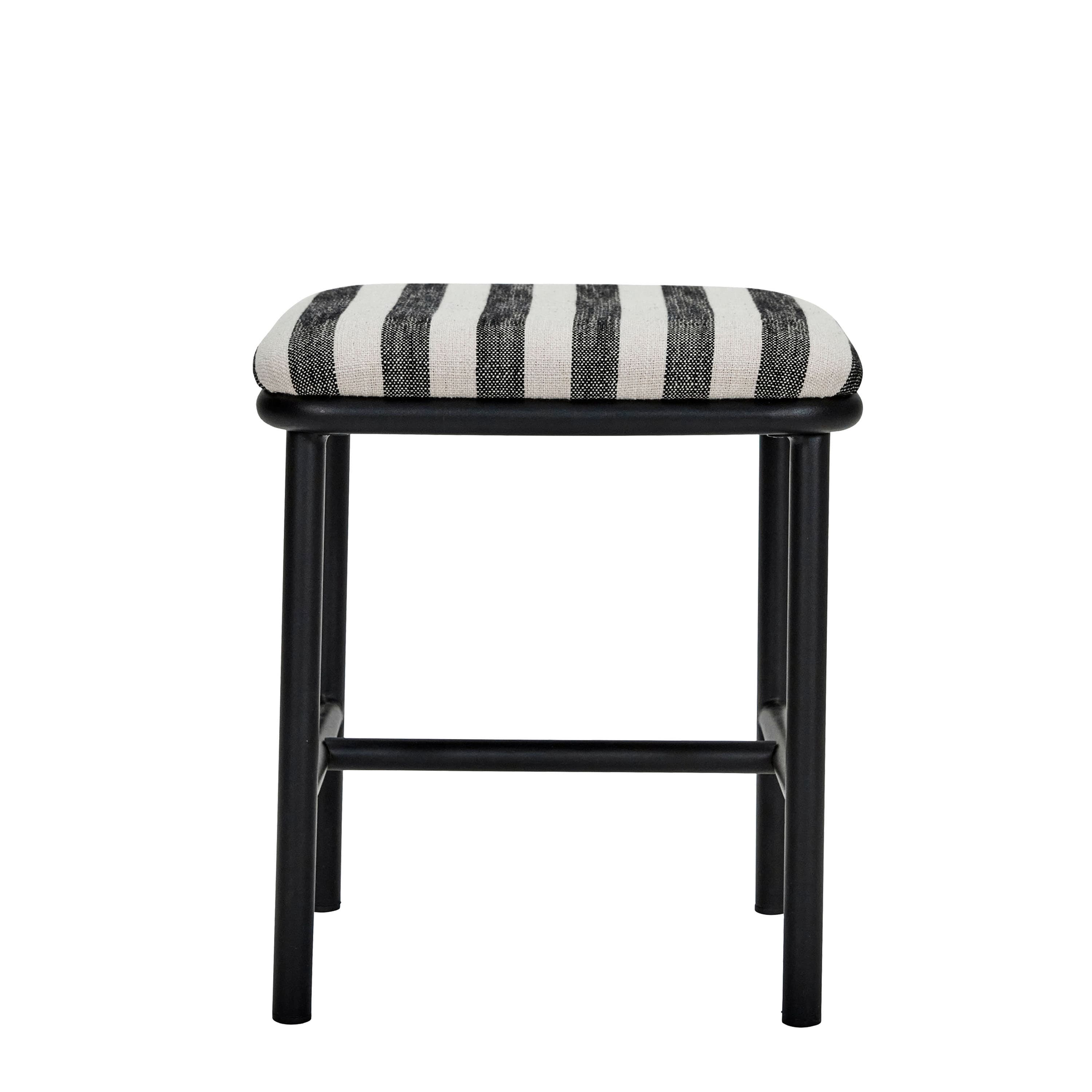 Toda Hocker Schwarz 45 cm