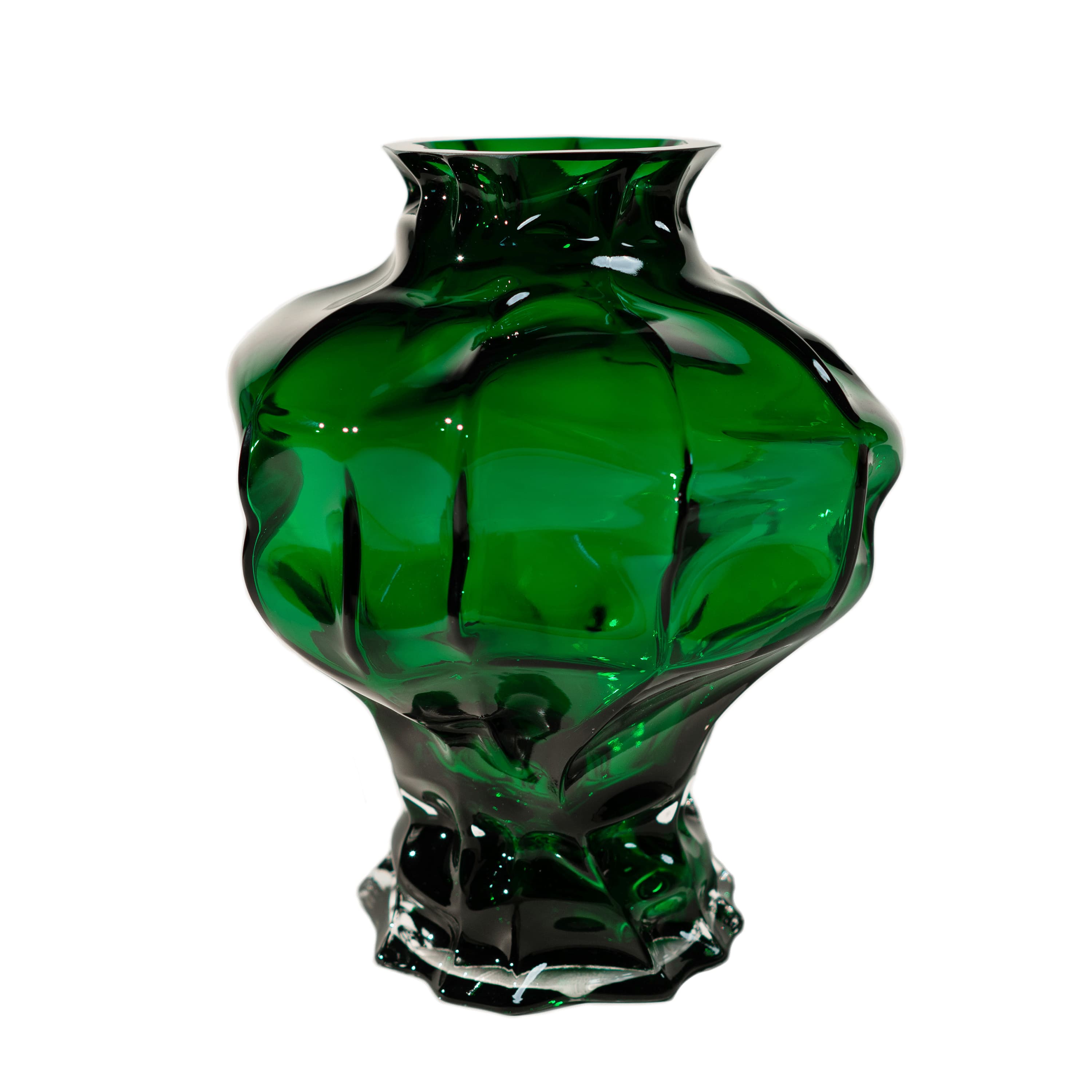 Ammonit Vase Green Large