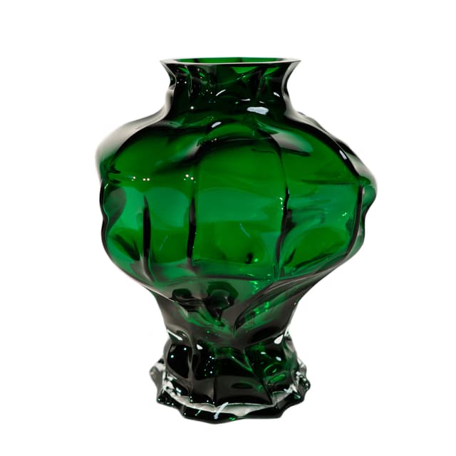 Ammonit Vase Green Large