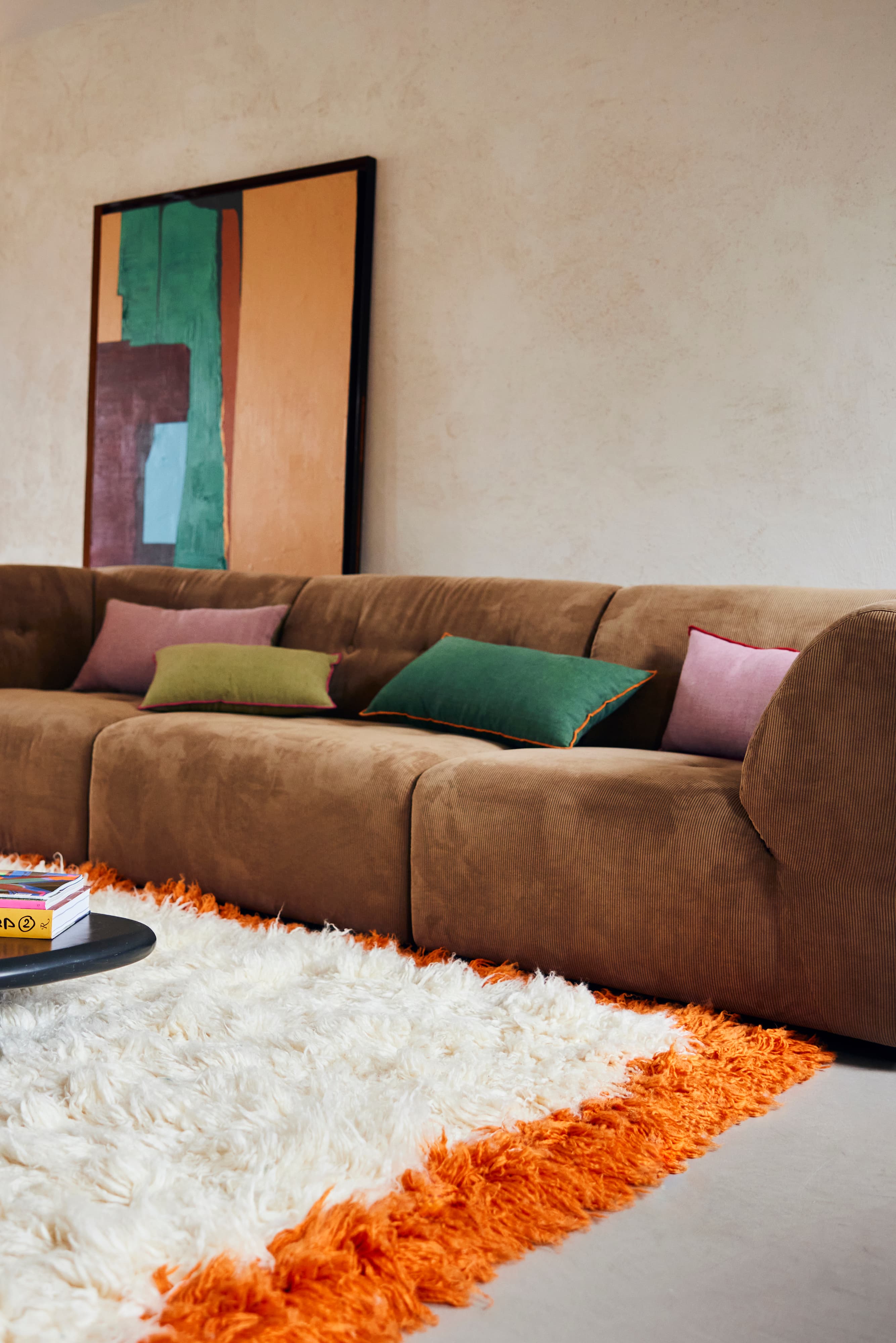Linen Zierkissen Landhausstil 60x35