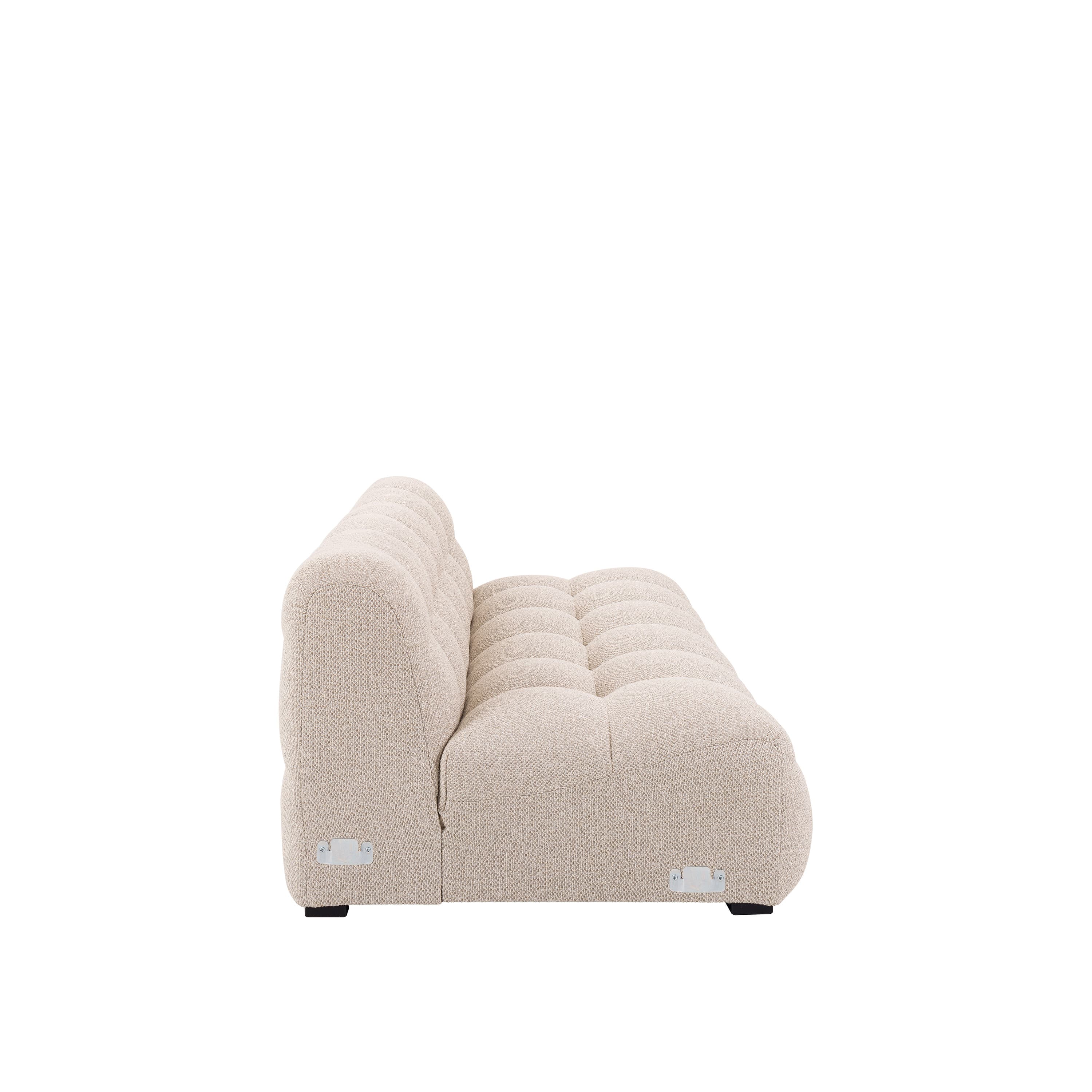 Billie 3-Sitzer Sofa Modul Beige Bouclé 168cm