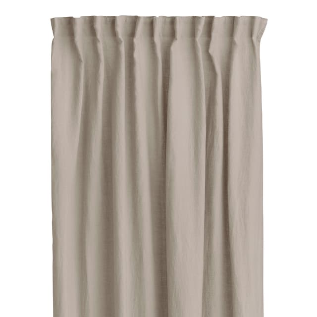 Sunshine Curtain Length Linen Ash 250cm