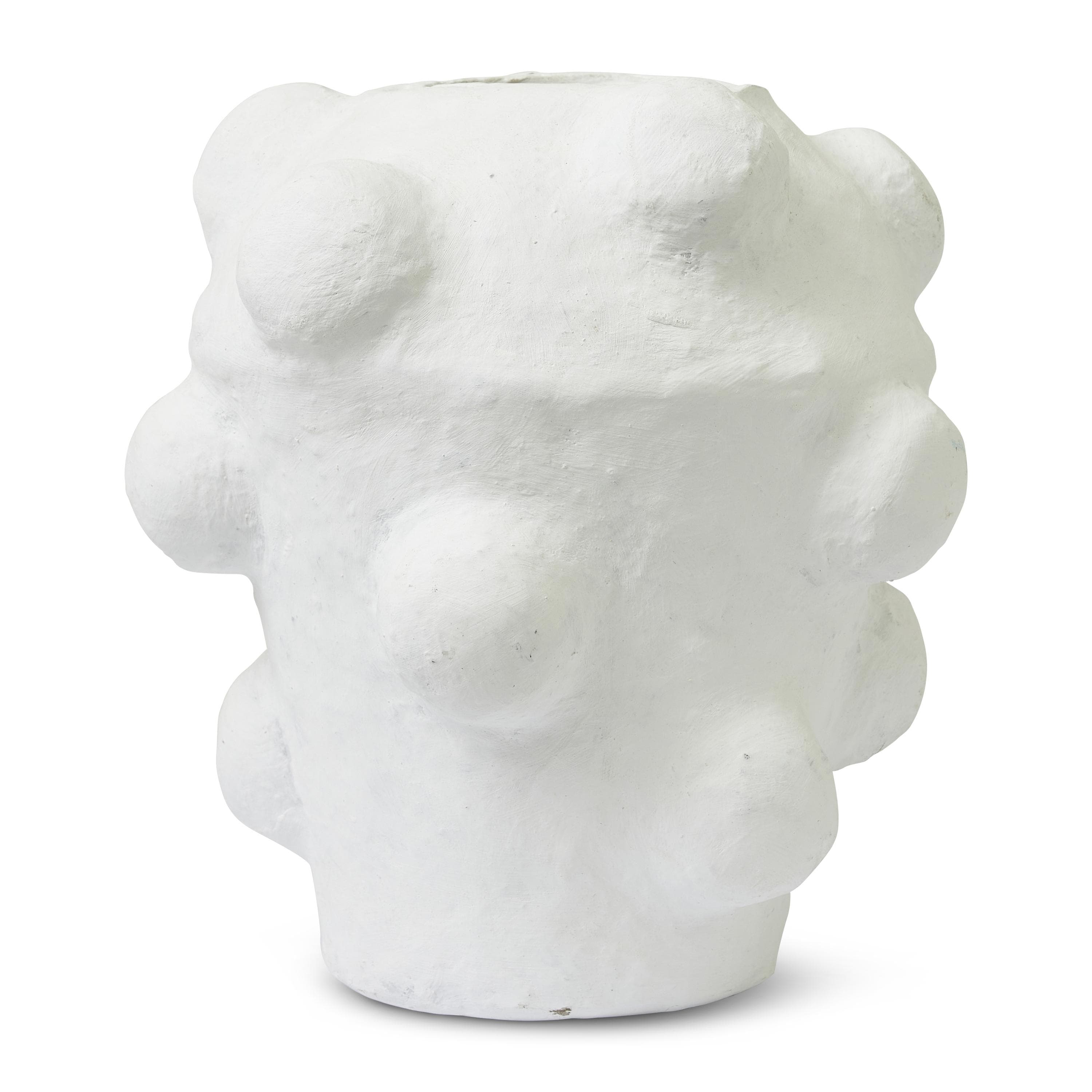Jaya Vase Weiß 40cm