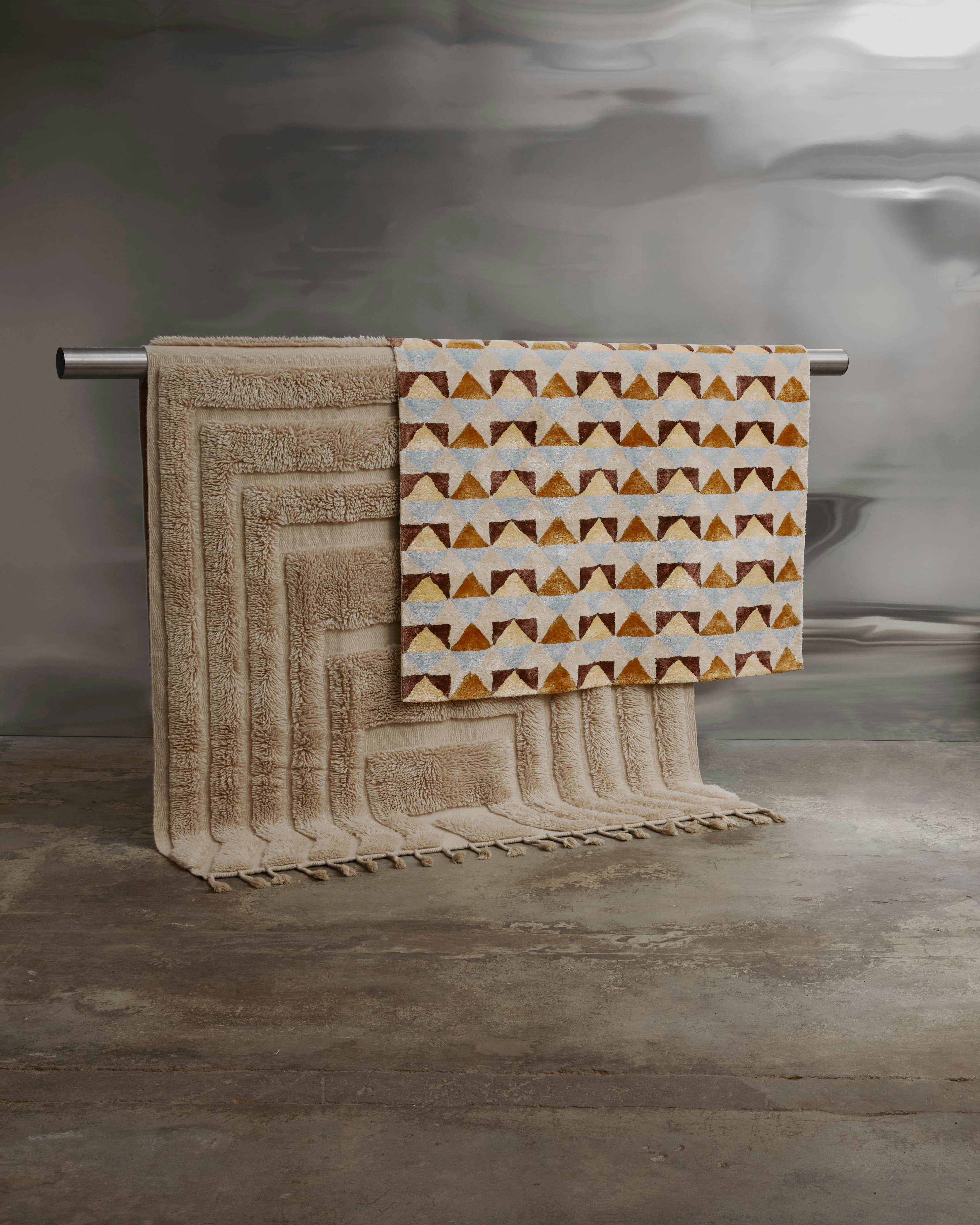 Kask Wool Rug Beige 170x240