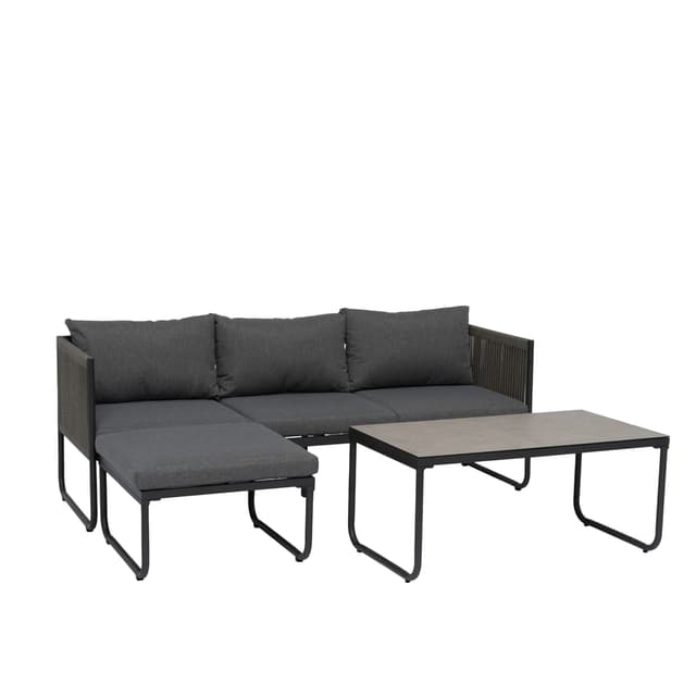 Hamnborg Loungegruppe Grau