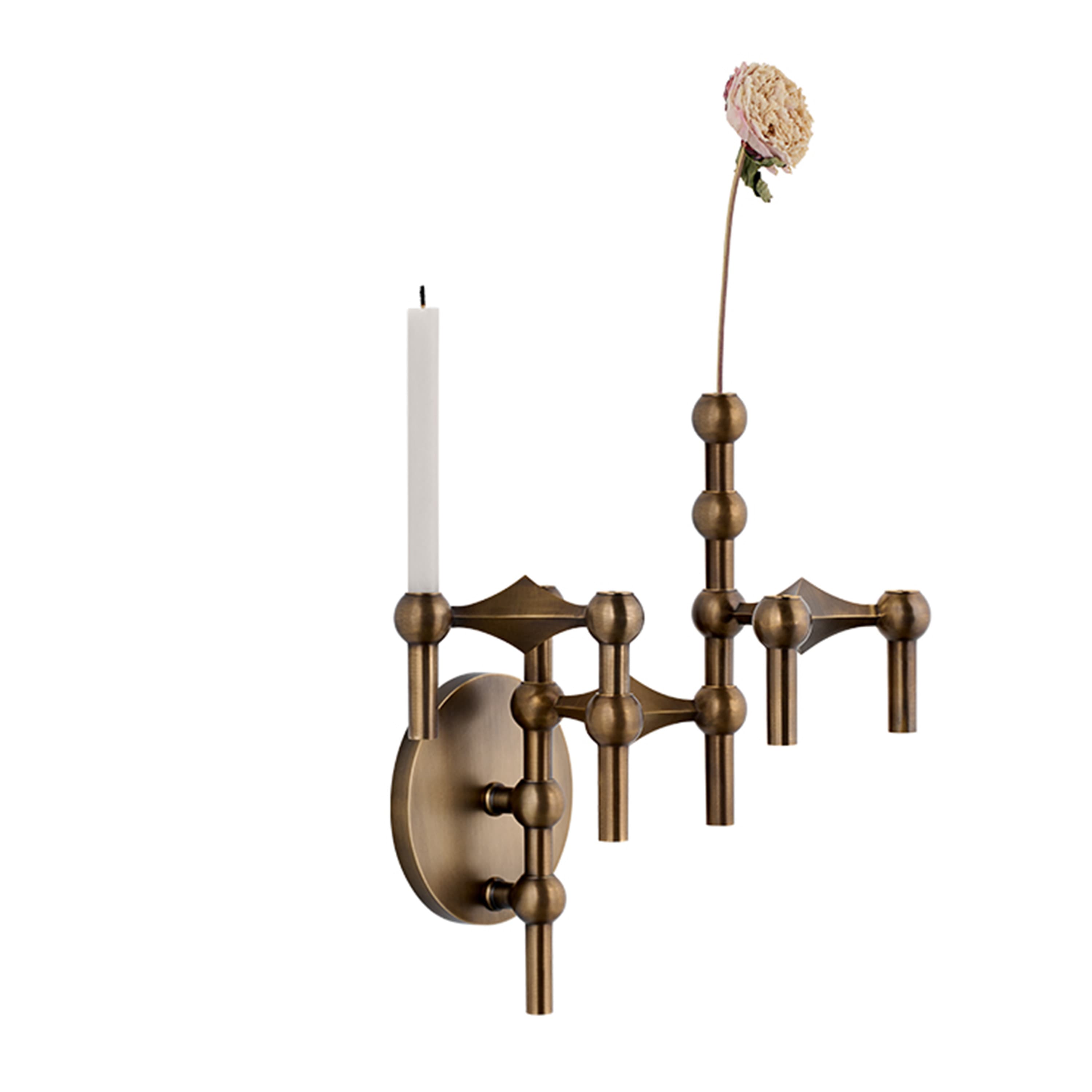 STOFF Nail Wall Candle Holder Bronzed Brass