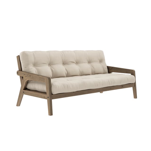 Grab Schlafsofa Braun/Beige 204cm