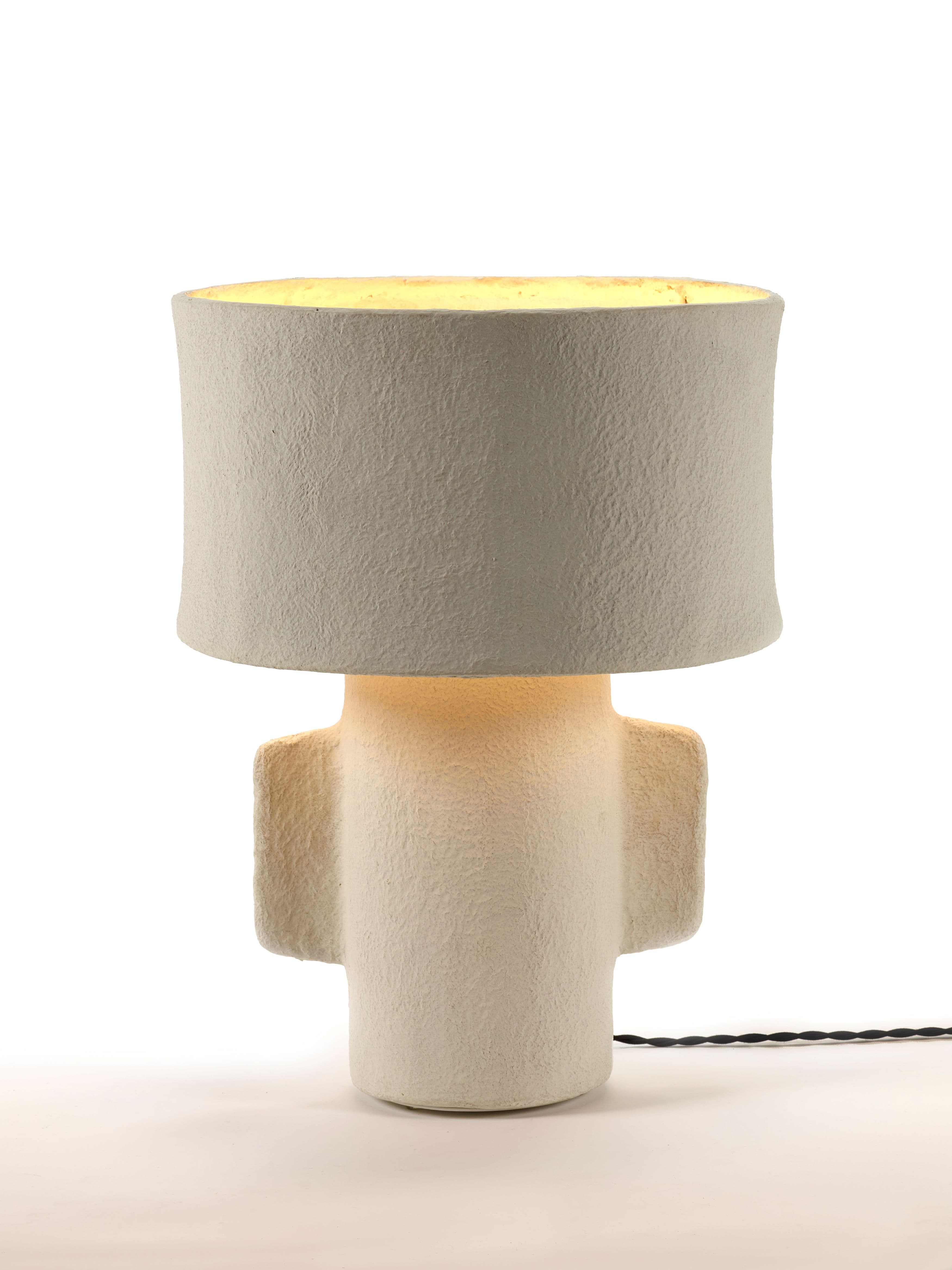 Earth 01 Table Lamp White Small