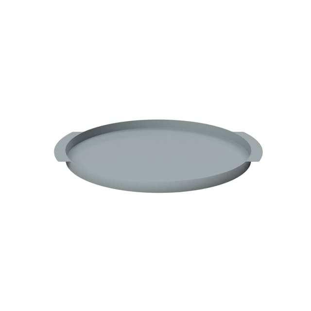 Tray Carry Circle Tray Pale Blue 35cm