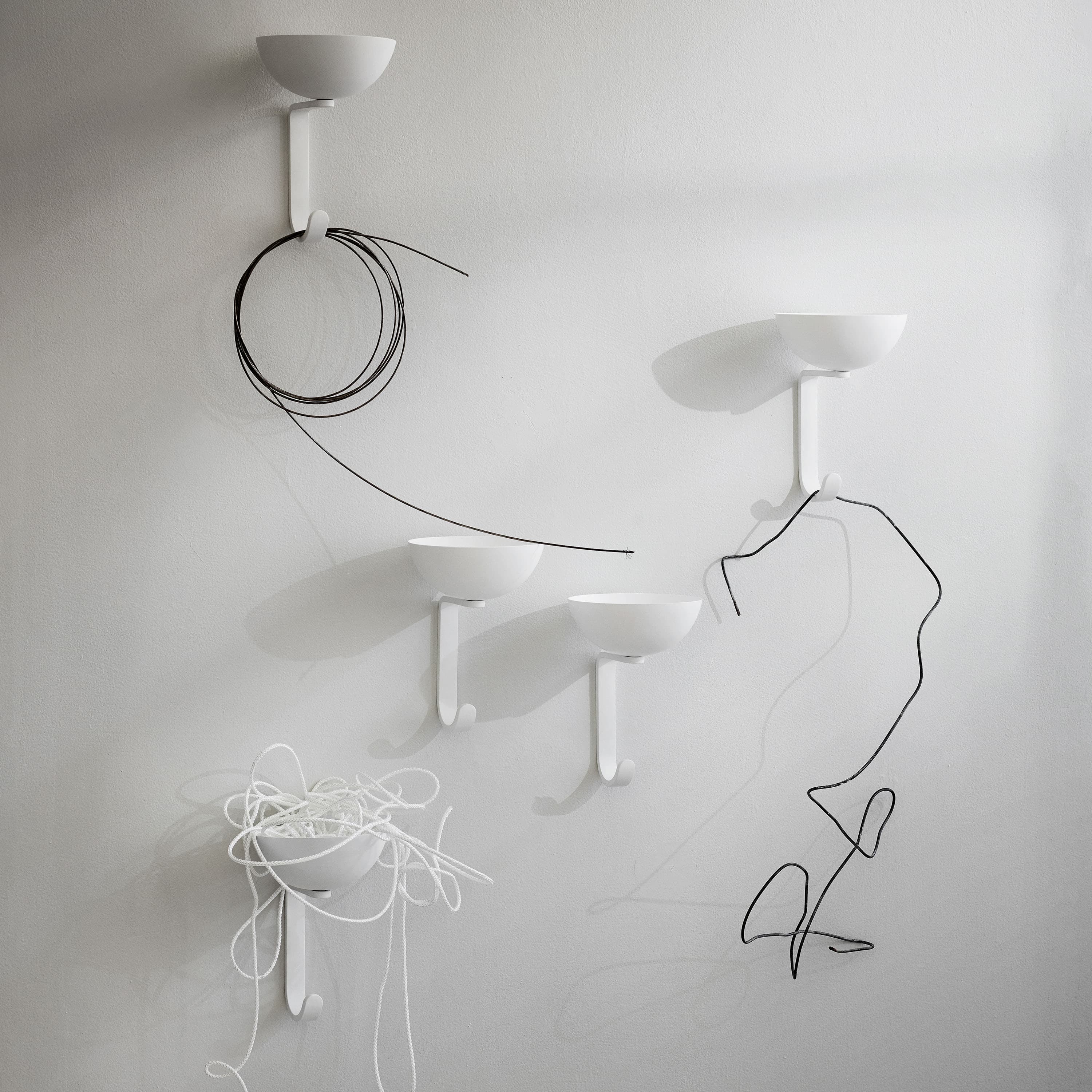 Nest Wandhaken White Matt