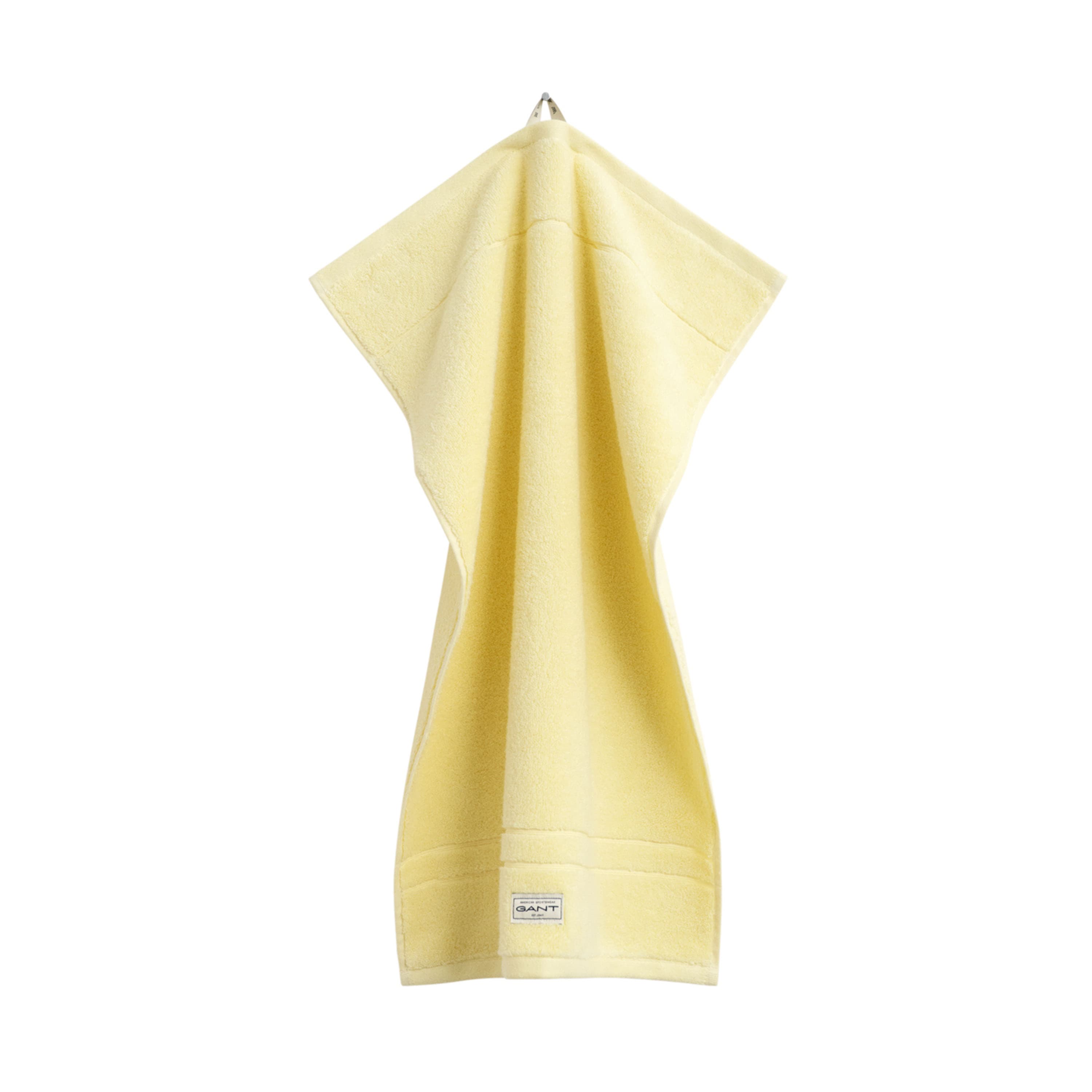 Organic Premium Terry Handtuch Vanilla Yellow 50x70