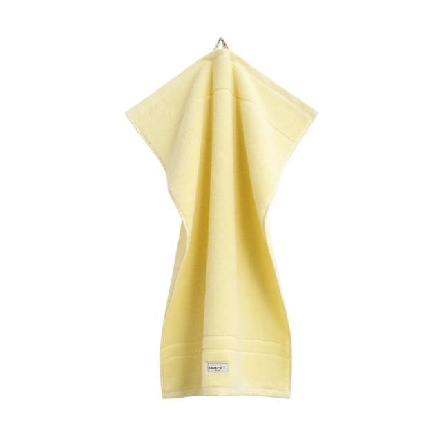 Organic Premium Terry Handtuch Vanilla Yellow 50x70