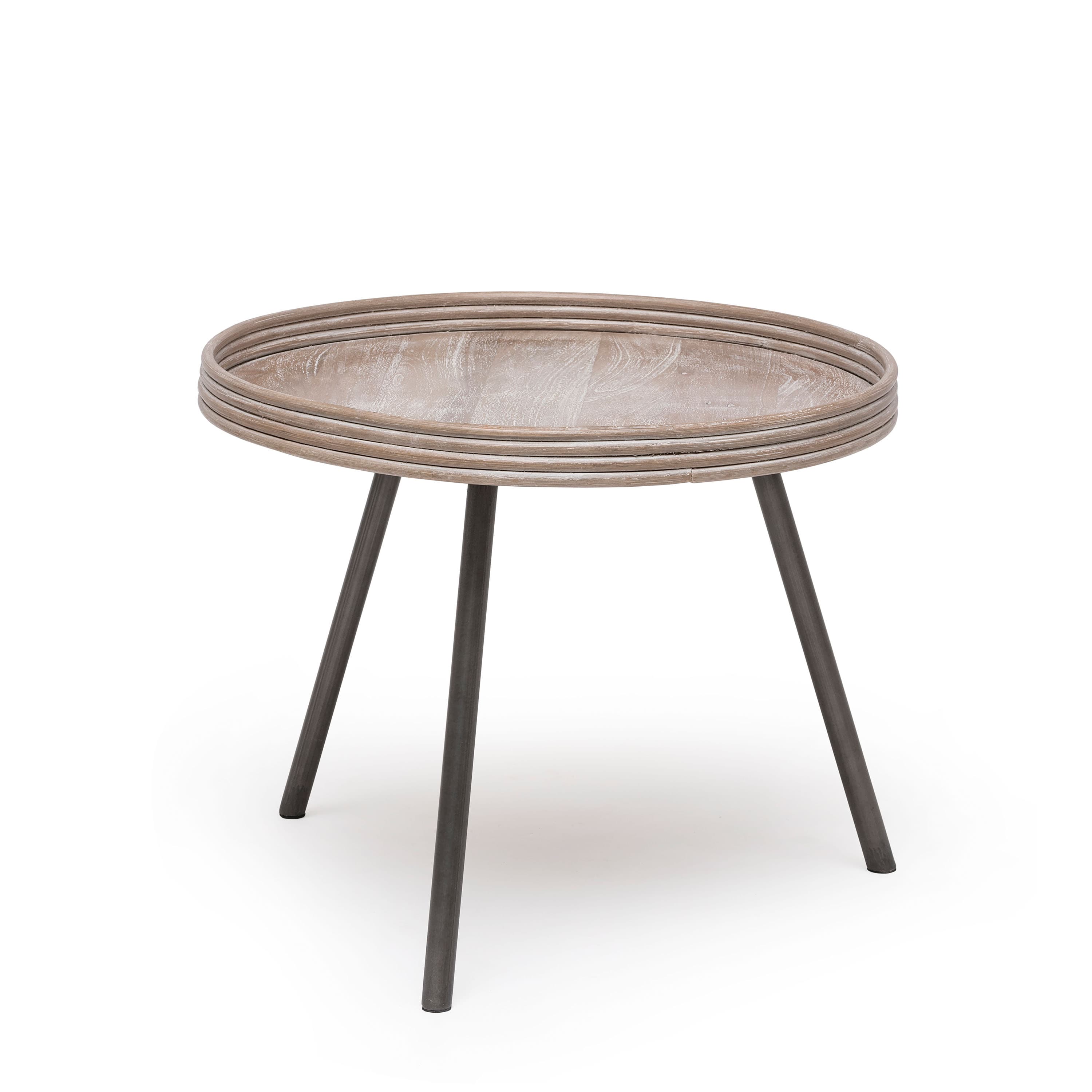 Leicester Side Table Mango Wood Ø50