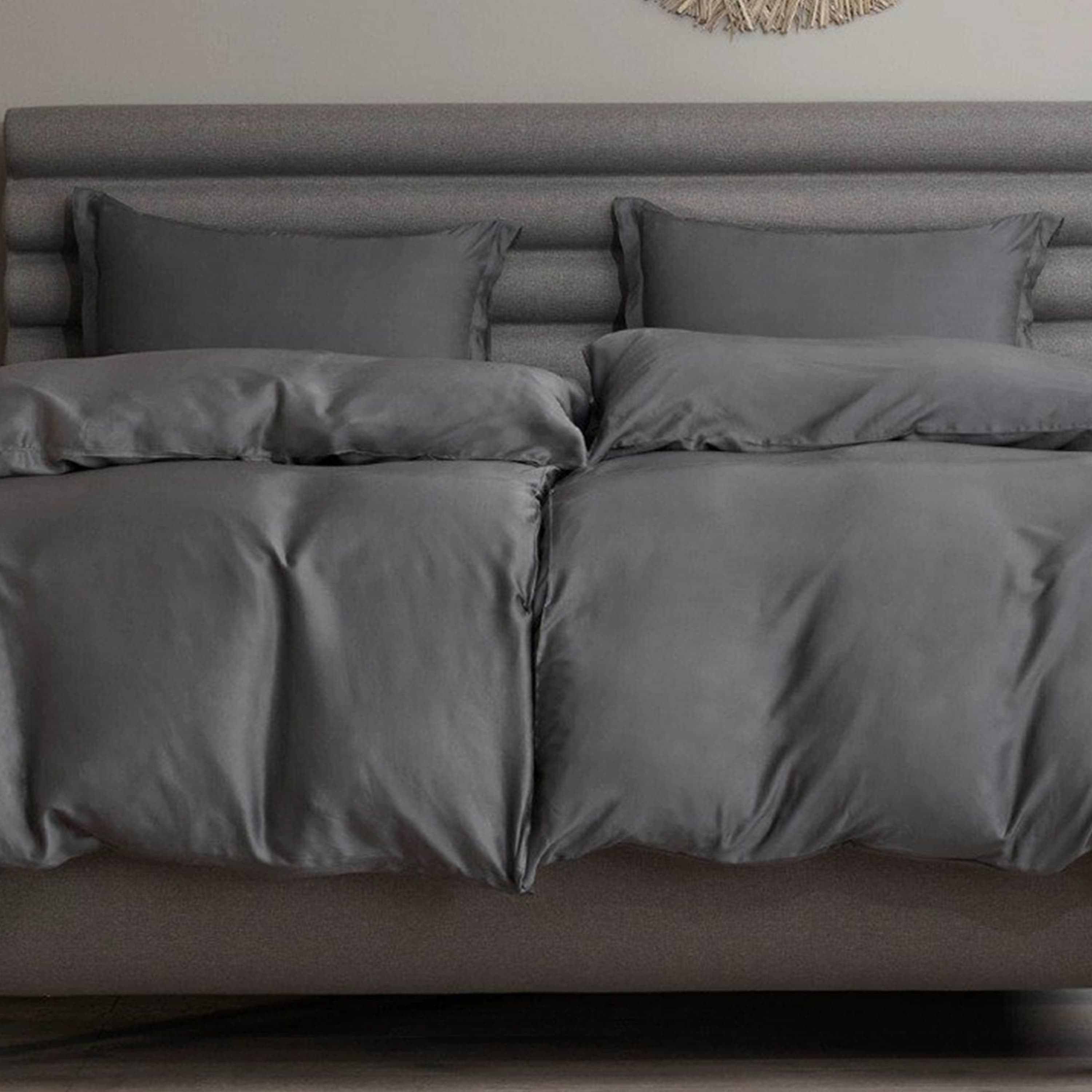 Bambu Duvet Cover Anthracite 150x210