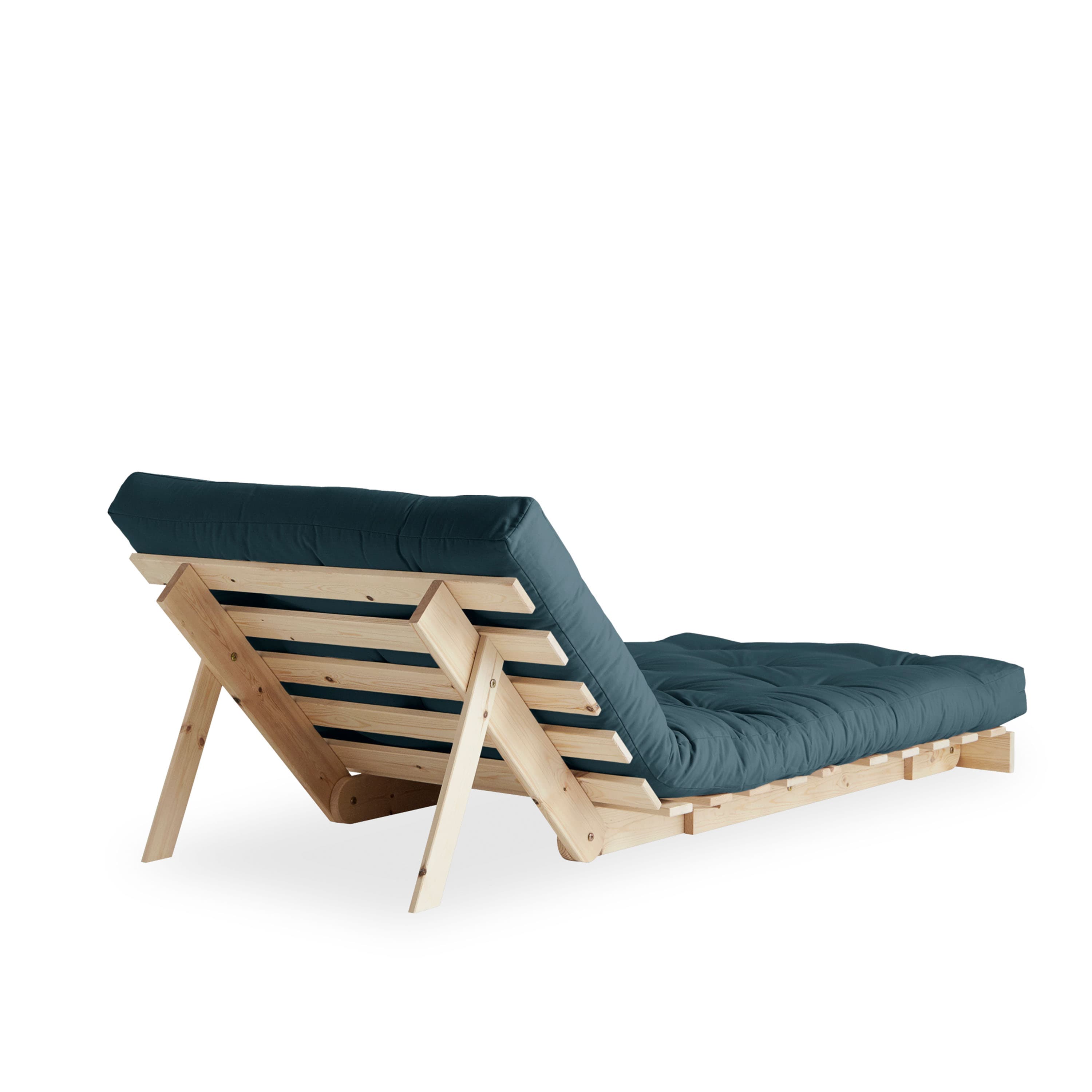 Roots Schlafsessel Natur/Petrolblau 90cm