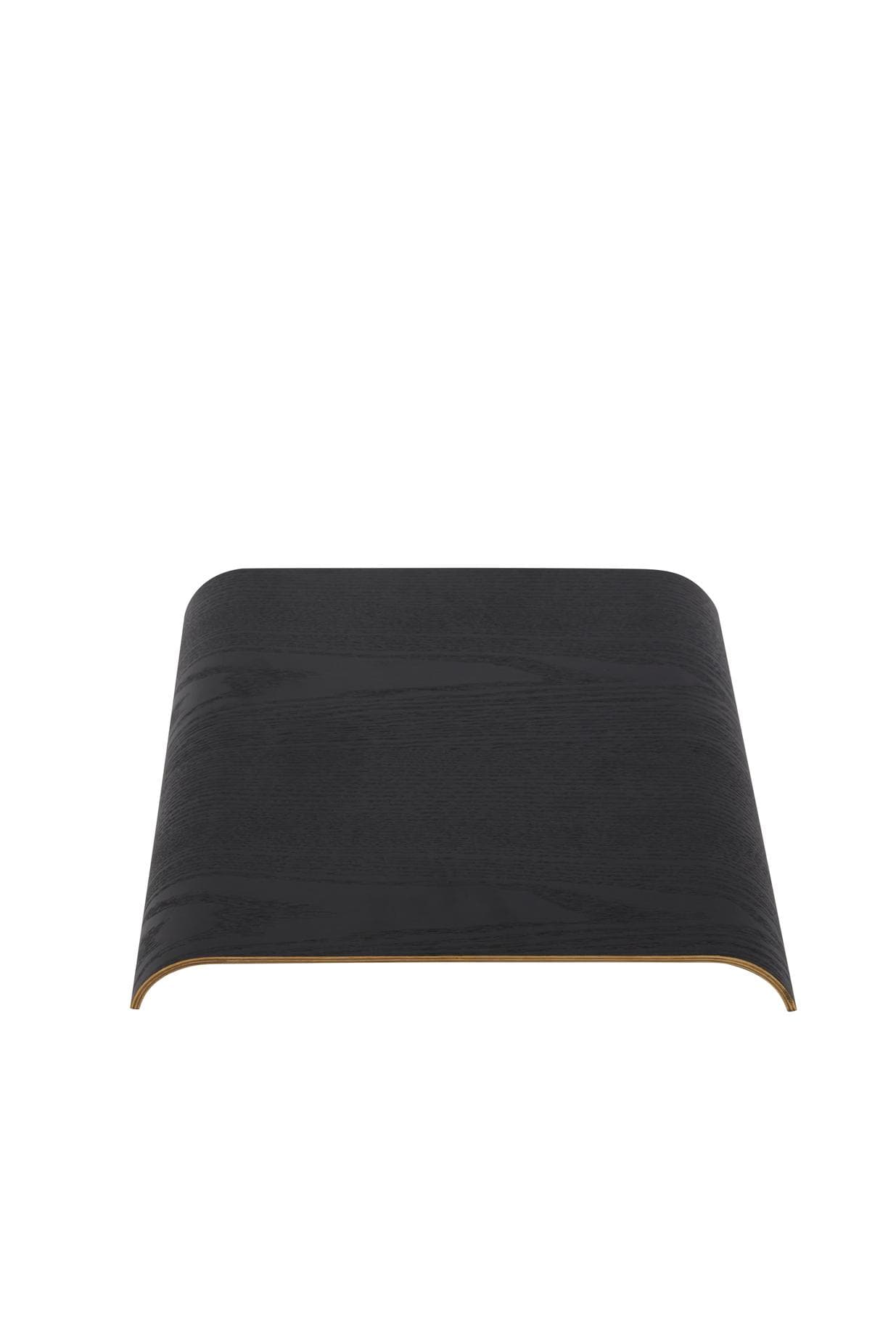 Curva Topplatte Holz Schwarz 33x32