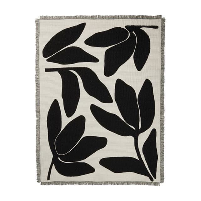 Herbert Throw Black 130x180