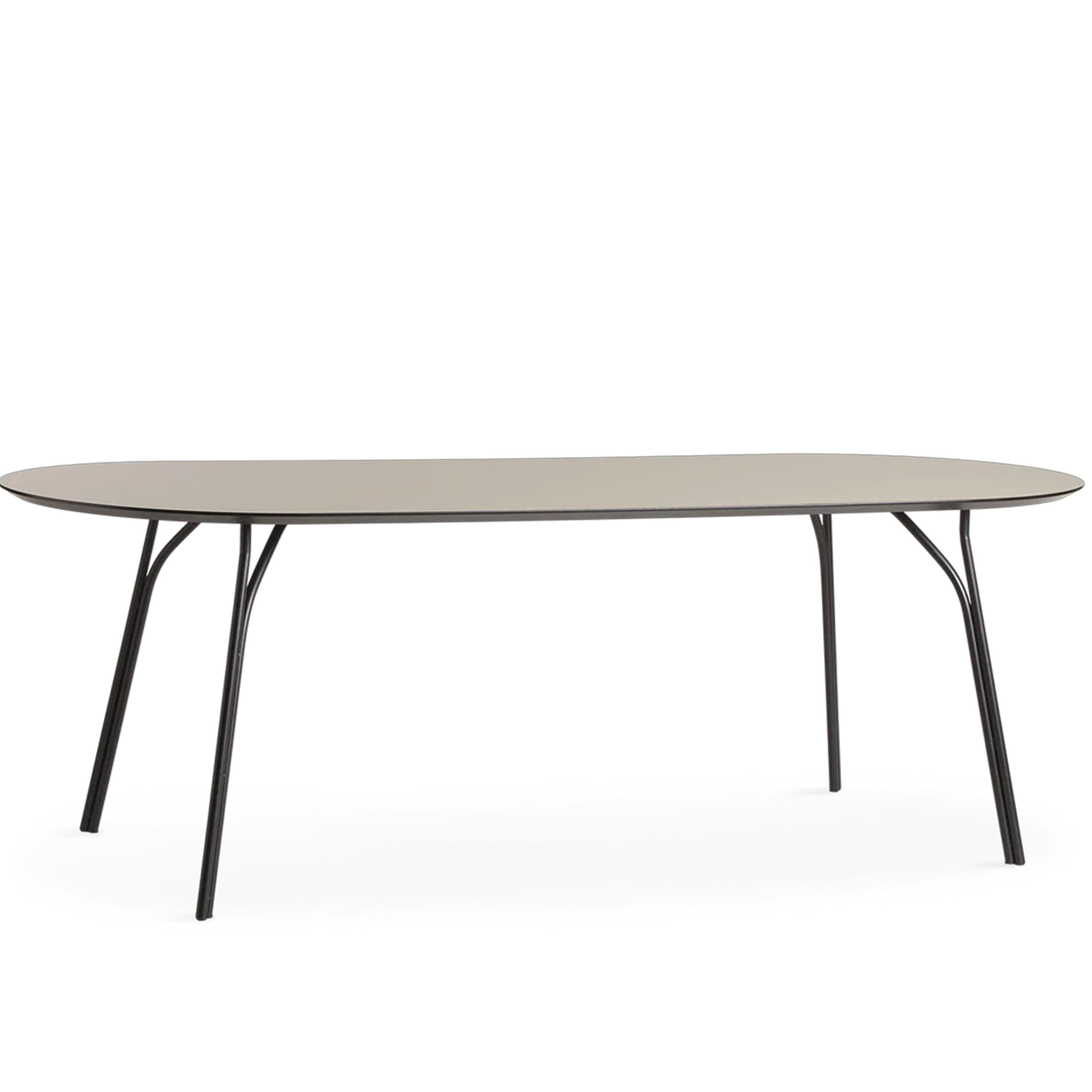 Tree Dining Table Beige/Black 220cm