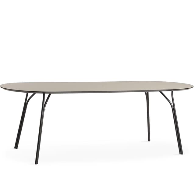 Tree Esstisch Beige/Schwarz 220cm