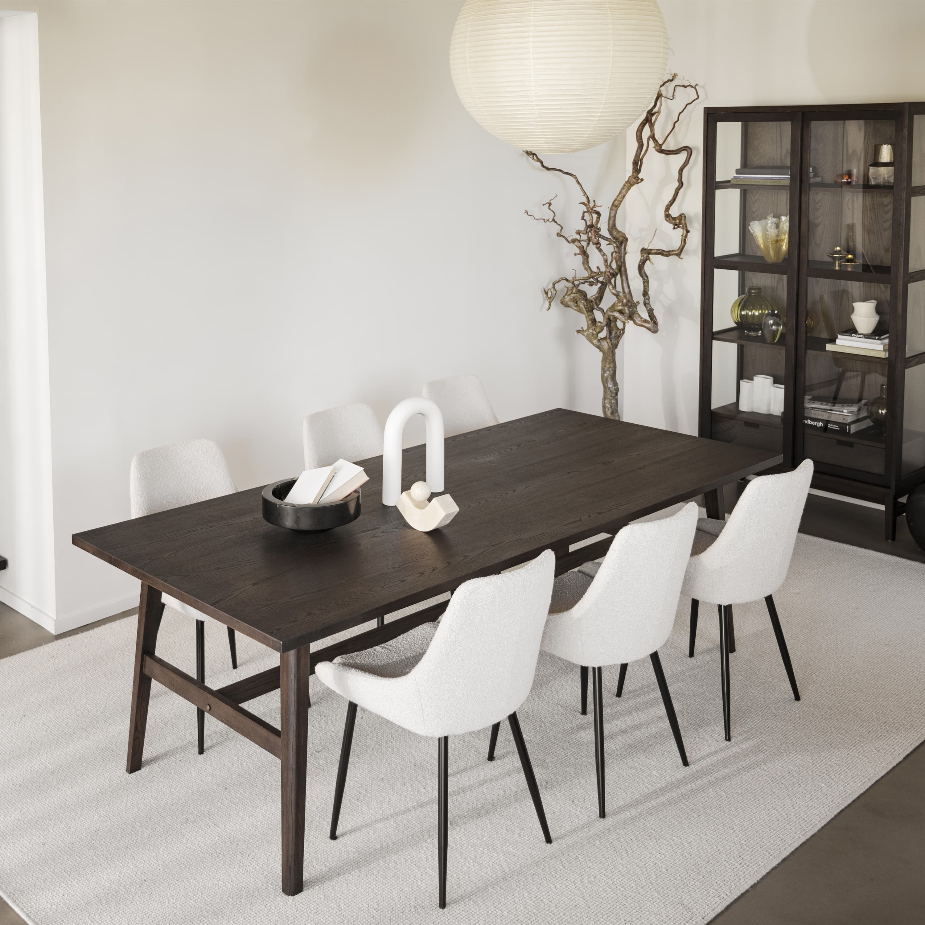 Plainfield Dining Table Brown 220cm