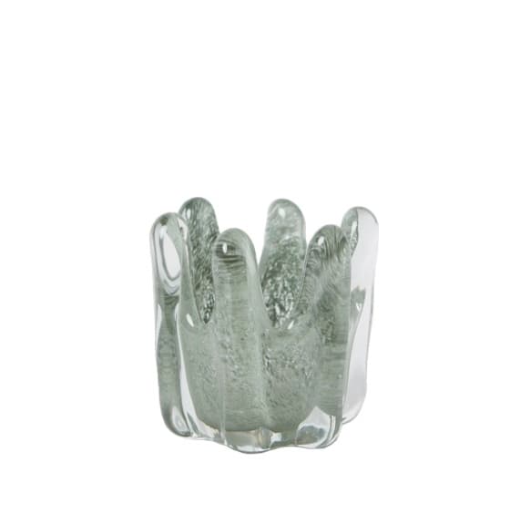 Helix Kerzenhalter Moosgrün 10cm