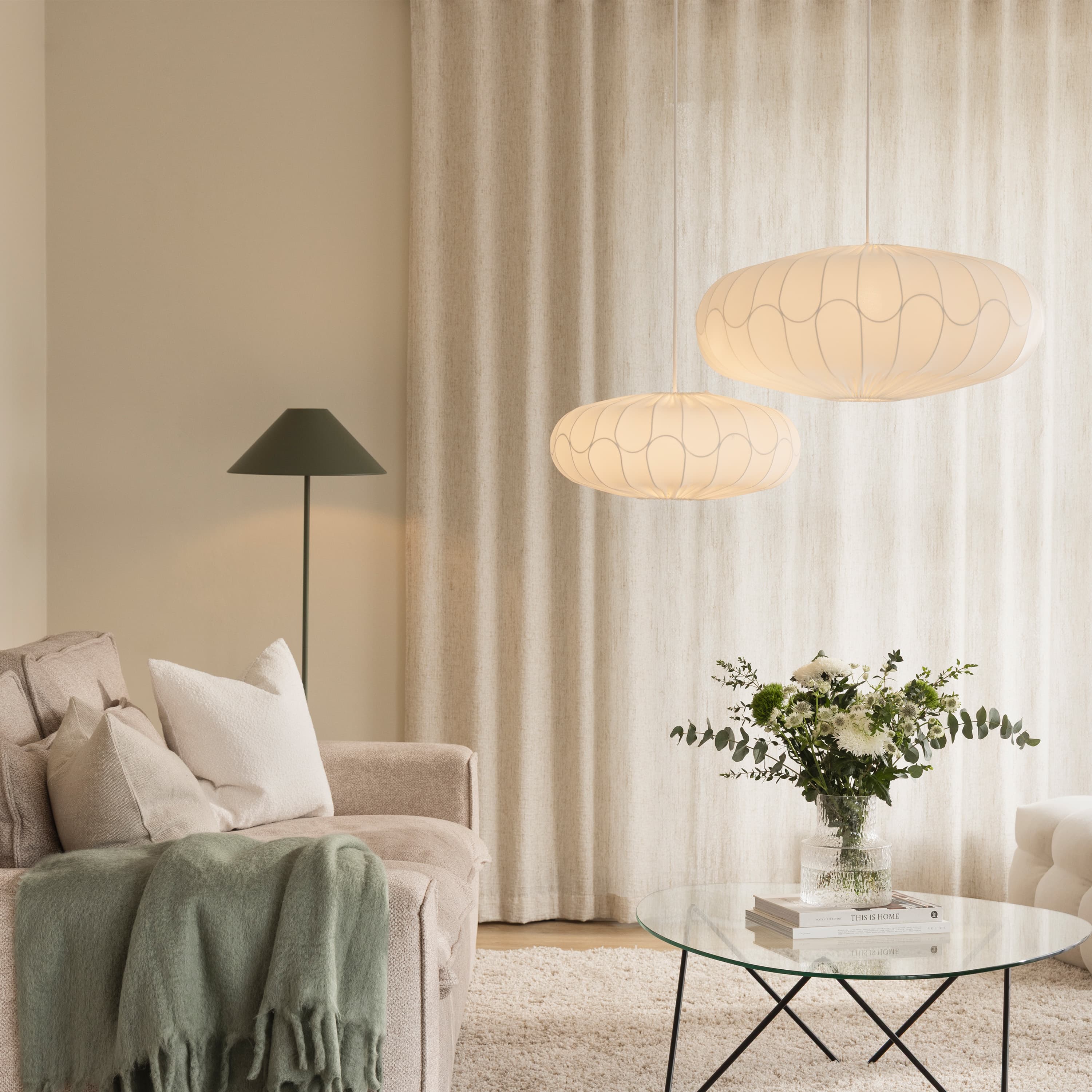 Bladverk Lampskärm White 50cm