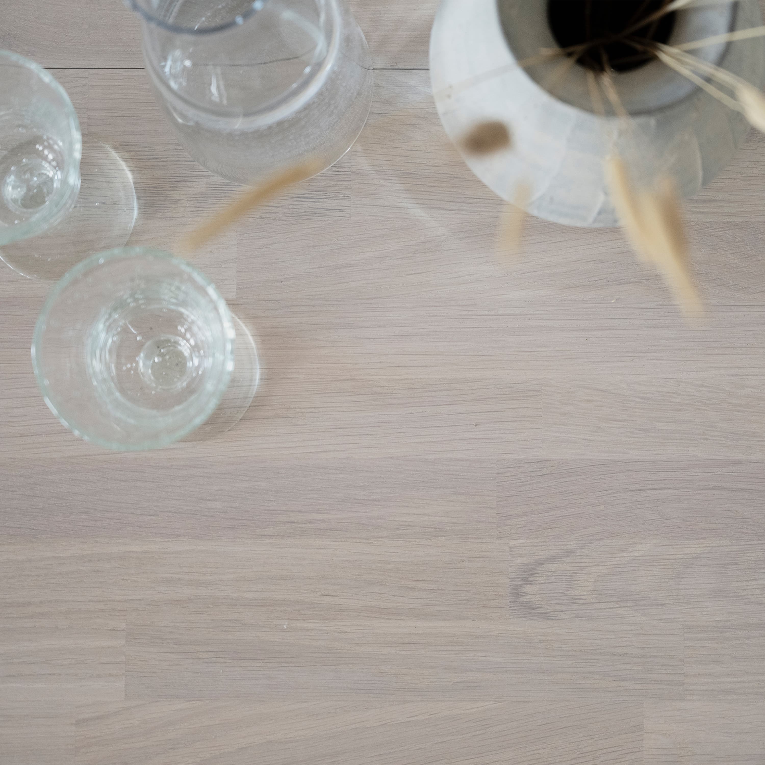 Filippa Dining Table Oval White Washed 170+40