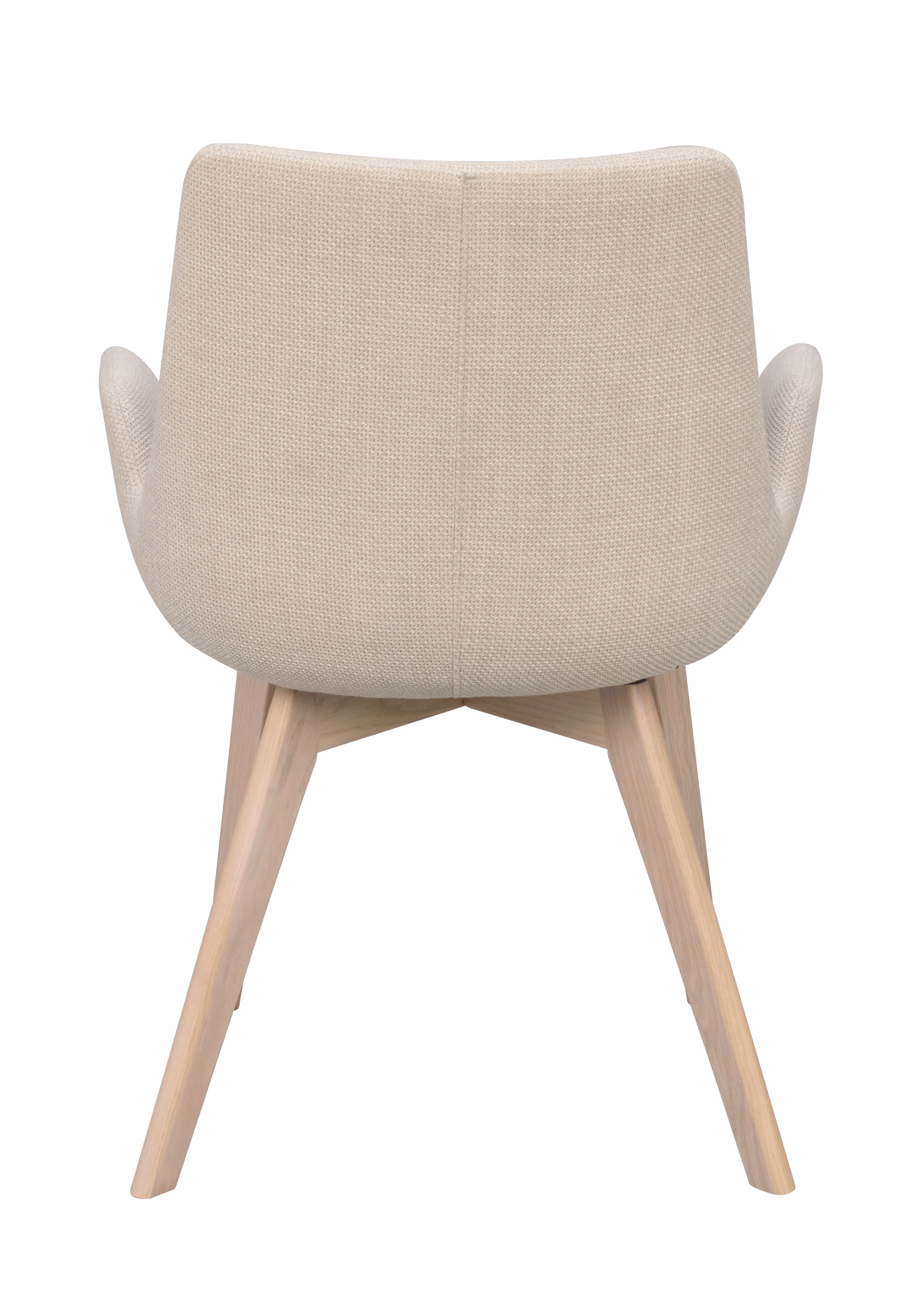 Drimsdale Dining Armchair Beige/White Washed