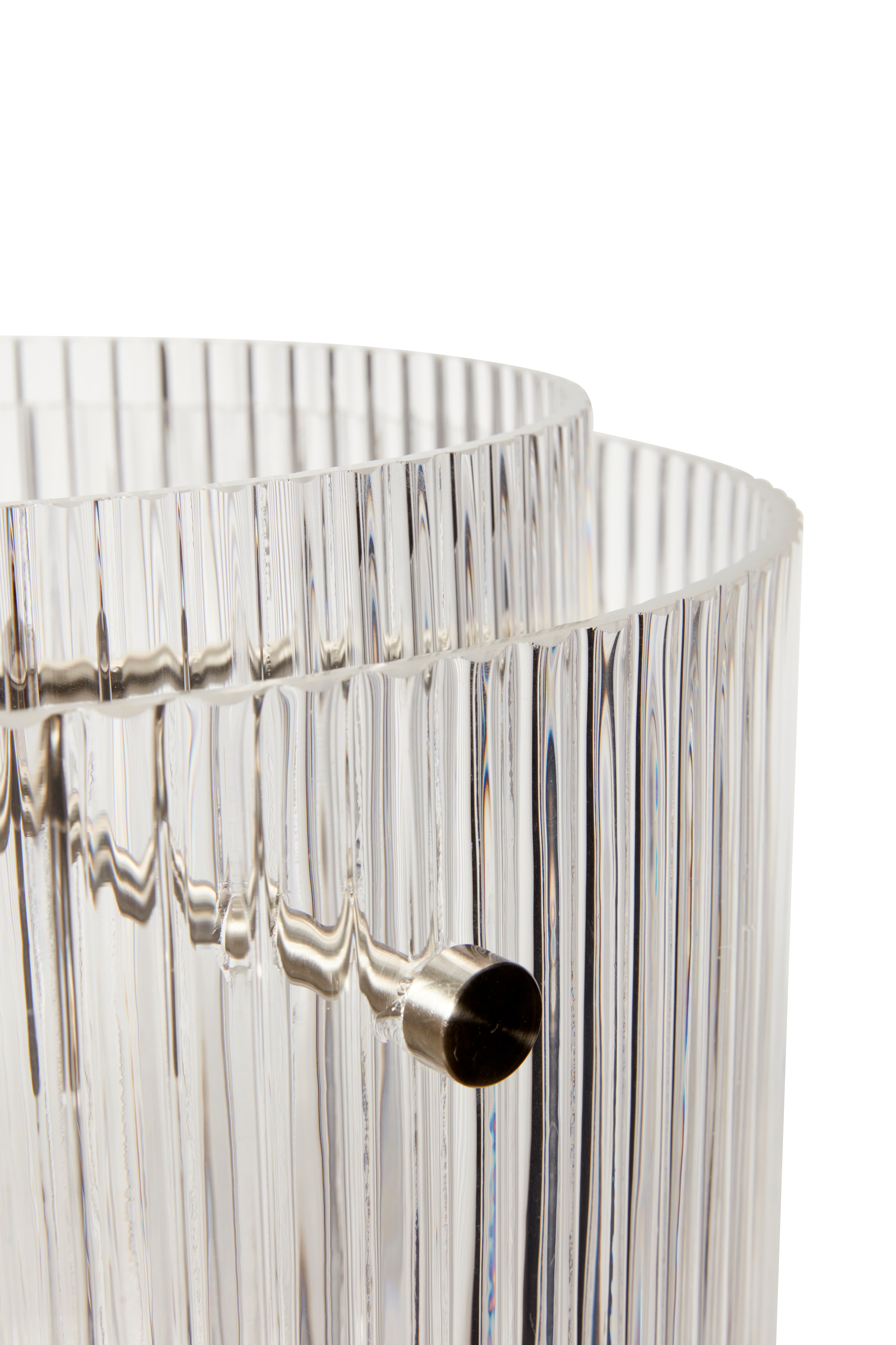 Ripple Ceiling Lamp Clear Ø41