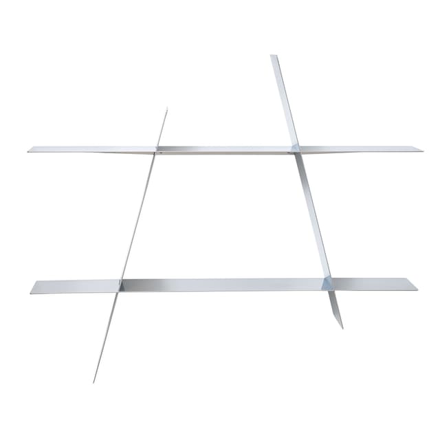 A-Shelf Wandregal Silber Large