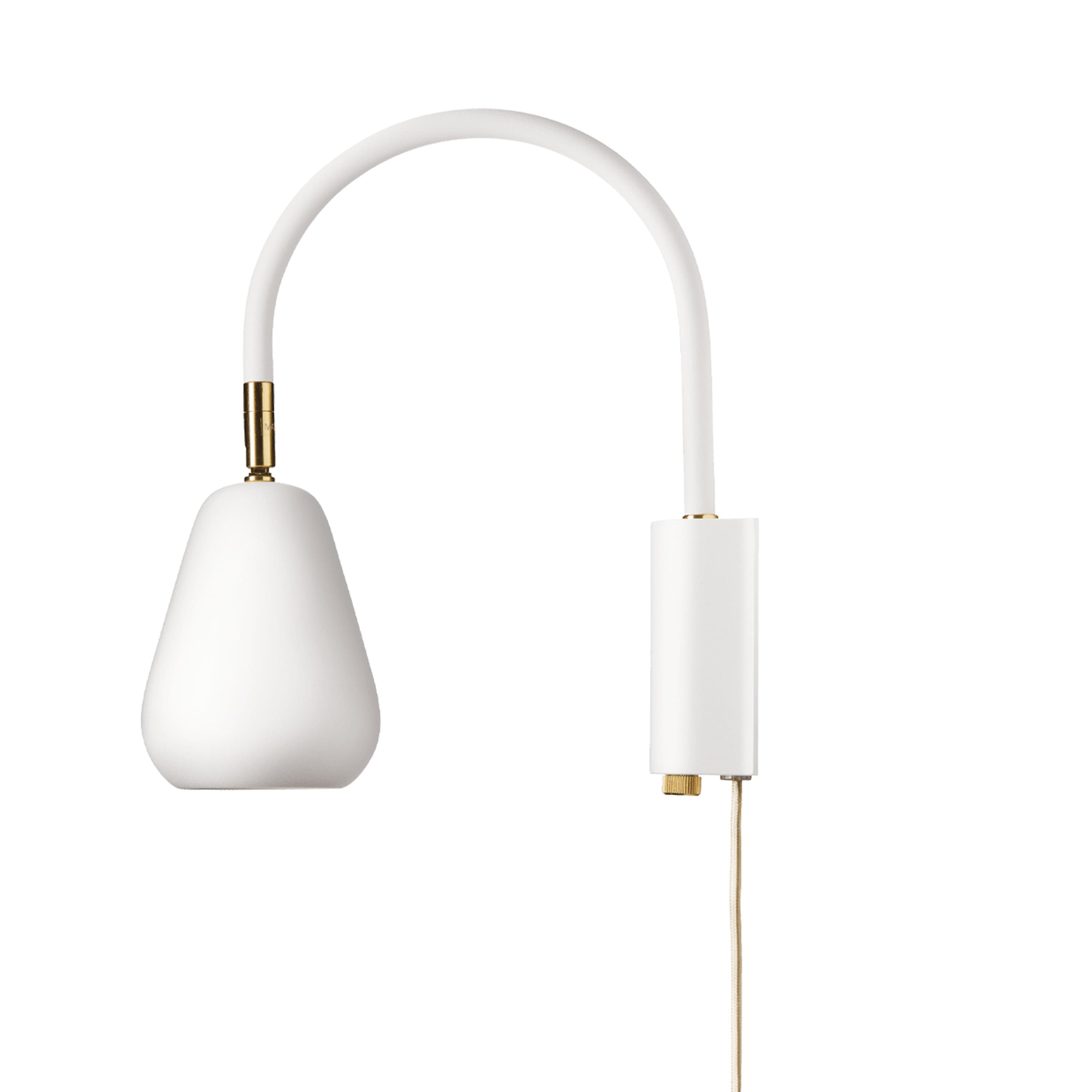 Anoli Spot Wandleuchte Nordic Gold/White