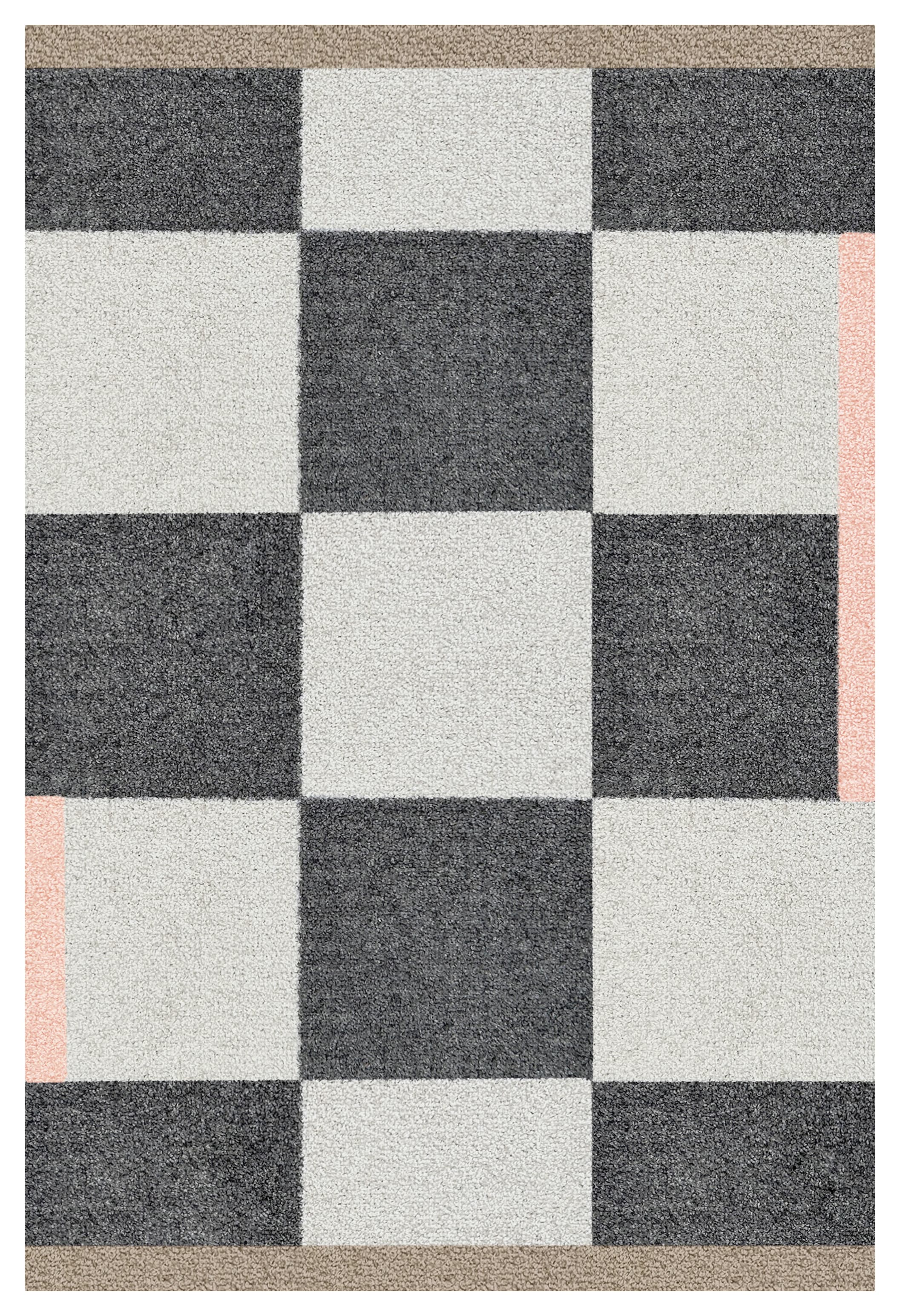 Square All-Round Teppich Dunkelgrau 55x80