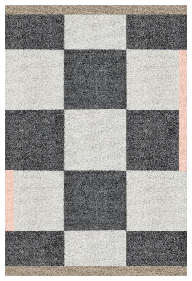 Square All-Round Teppich Dunkelgrau 55x80