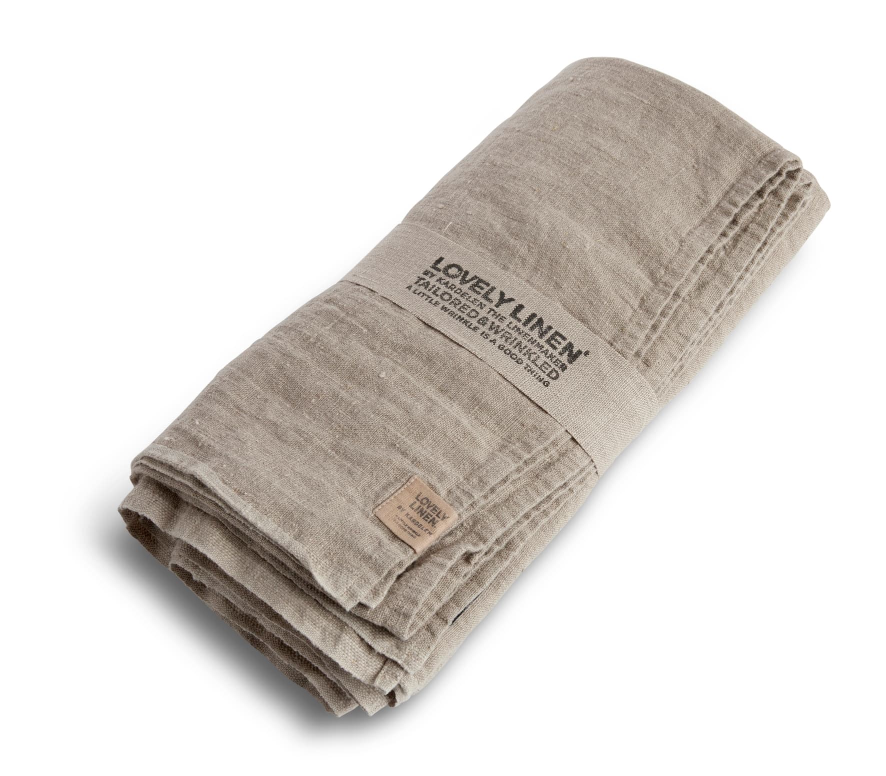 Lovely Tischdecke aus Leinen Naturbeige 145x300cm