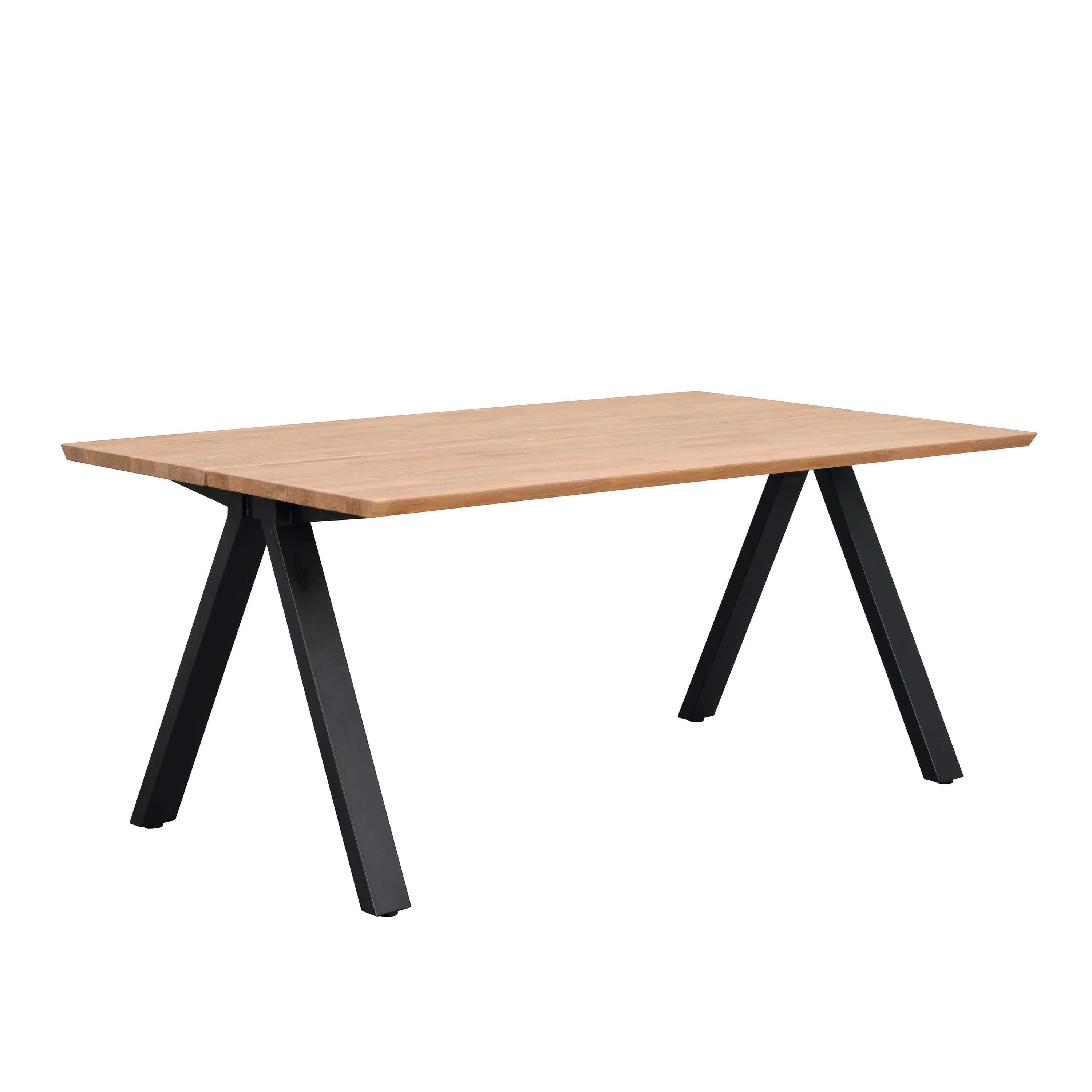 Carradale Dining Table Oak/Black 170cm