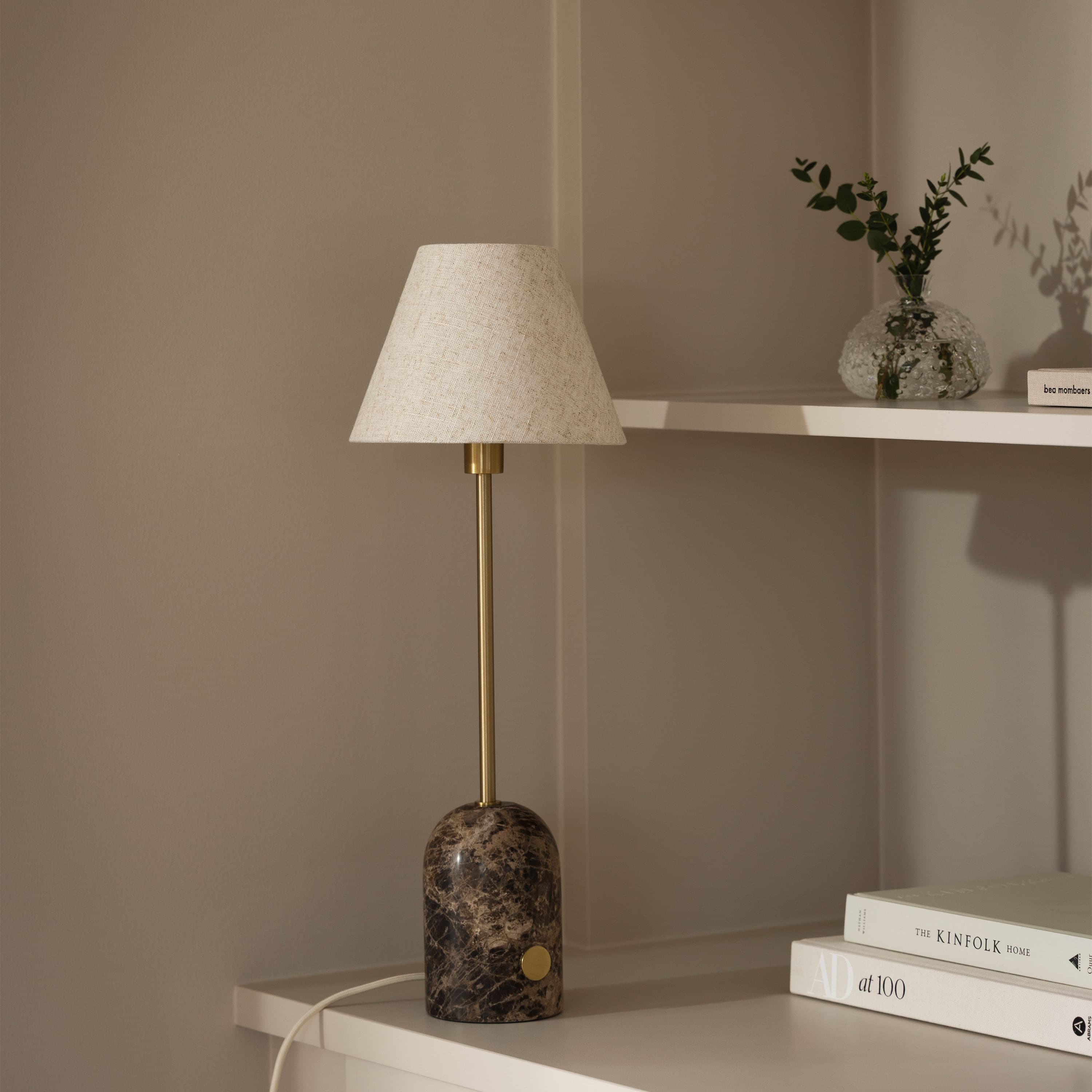 Gino Tischlampe Braun 20