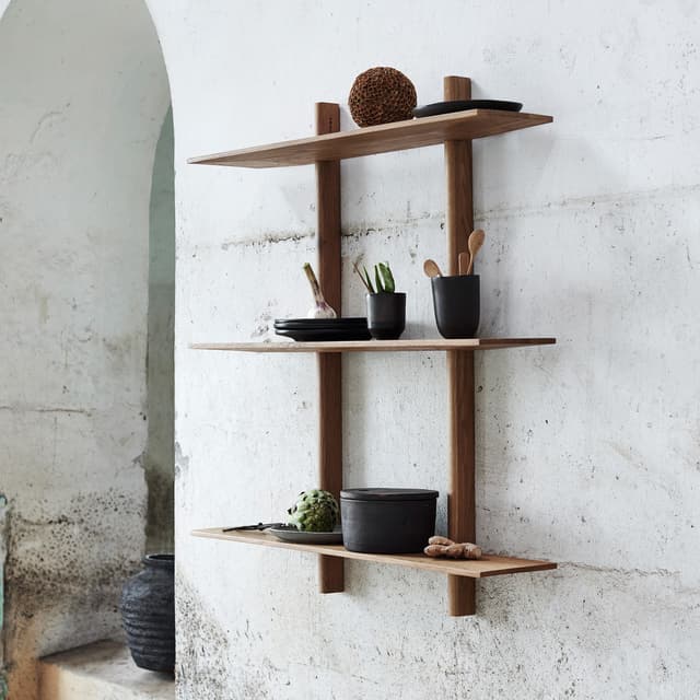 Noir Wandregal Natural Oil Oak Large