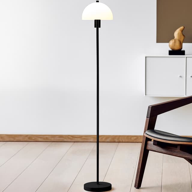 Vienda Floor lamp Black/Glass