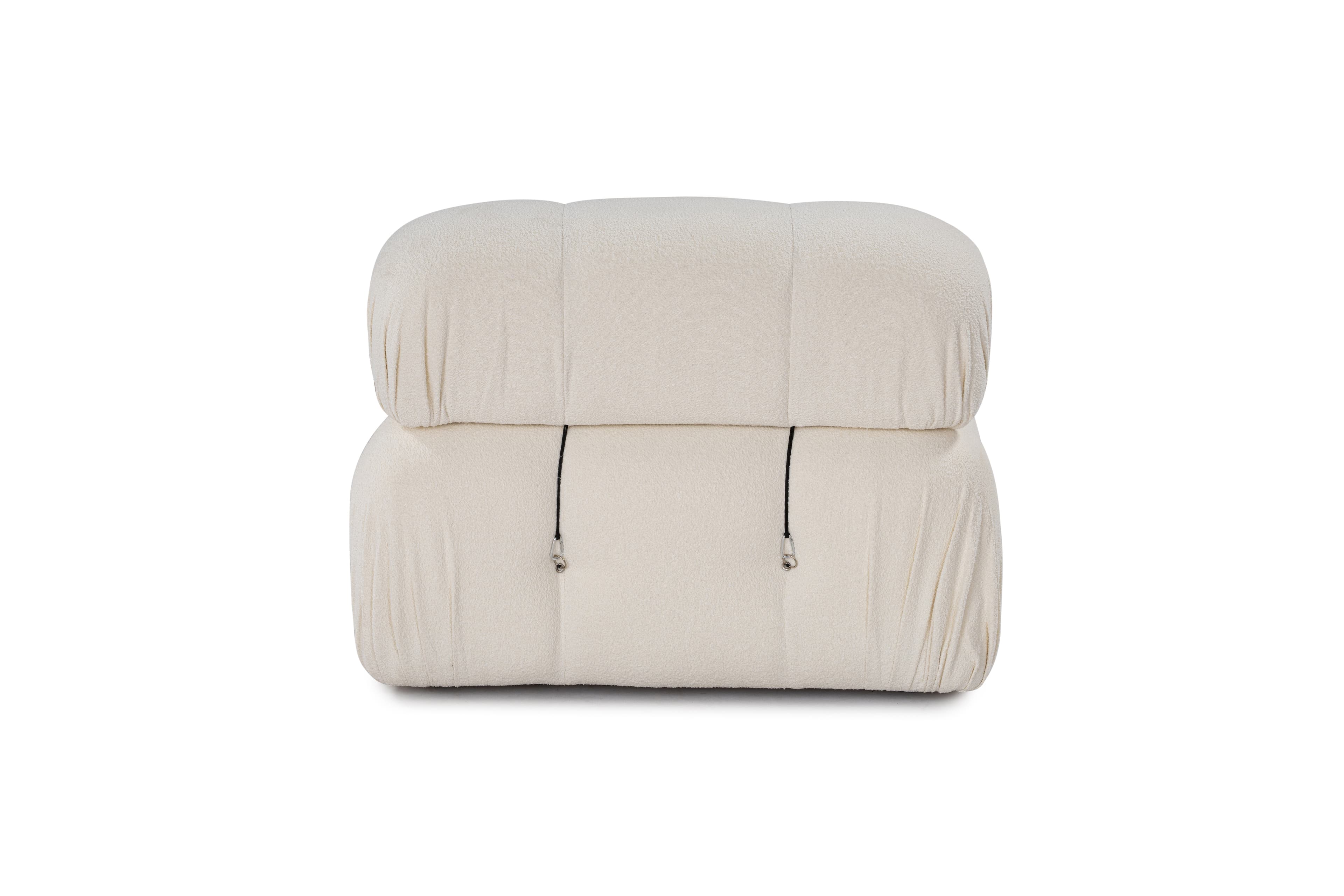 Blanca Mittelmodul White Bouclé