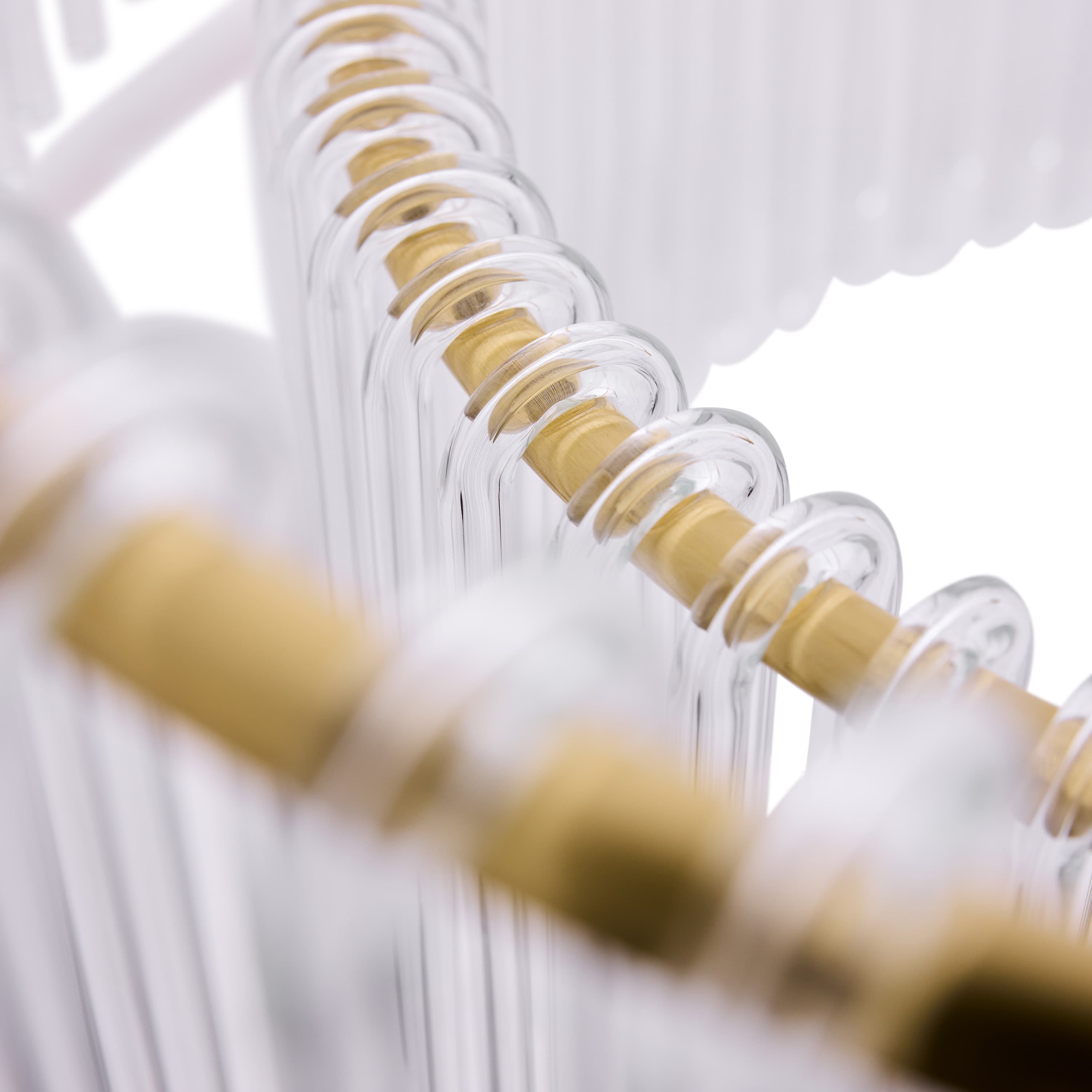 Hook Taklampa Clear/Brushed Brass