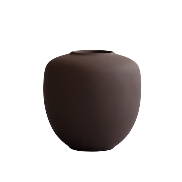 Sunao Vase Chocolate Brown Mini