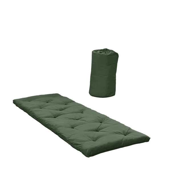 Bed In einer Tasche Matratze Olivgrün 190x70cm