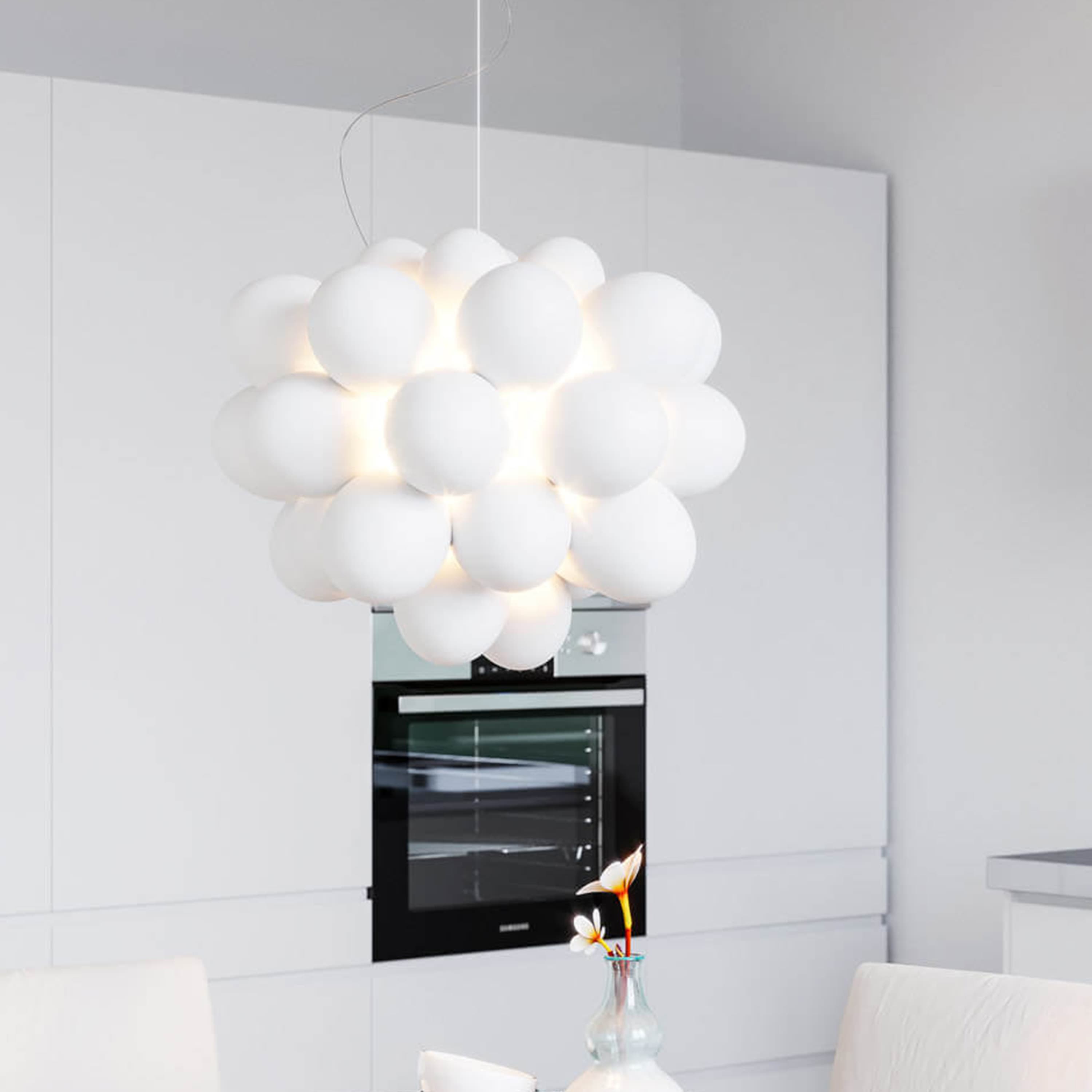 Gross Deckenlampe Weiß